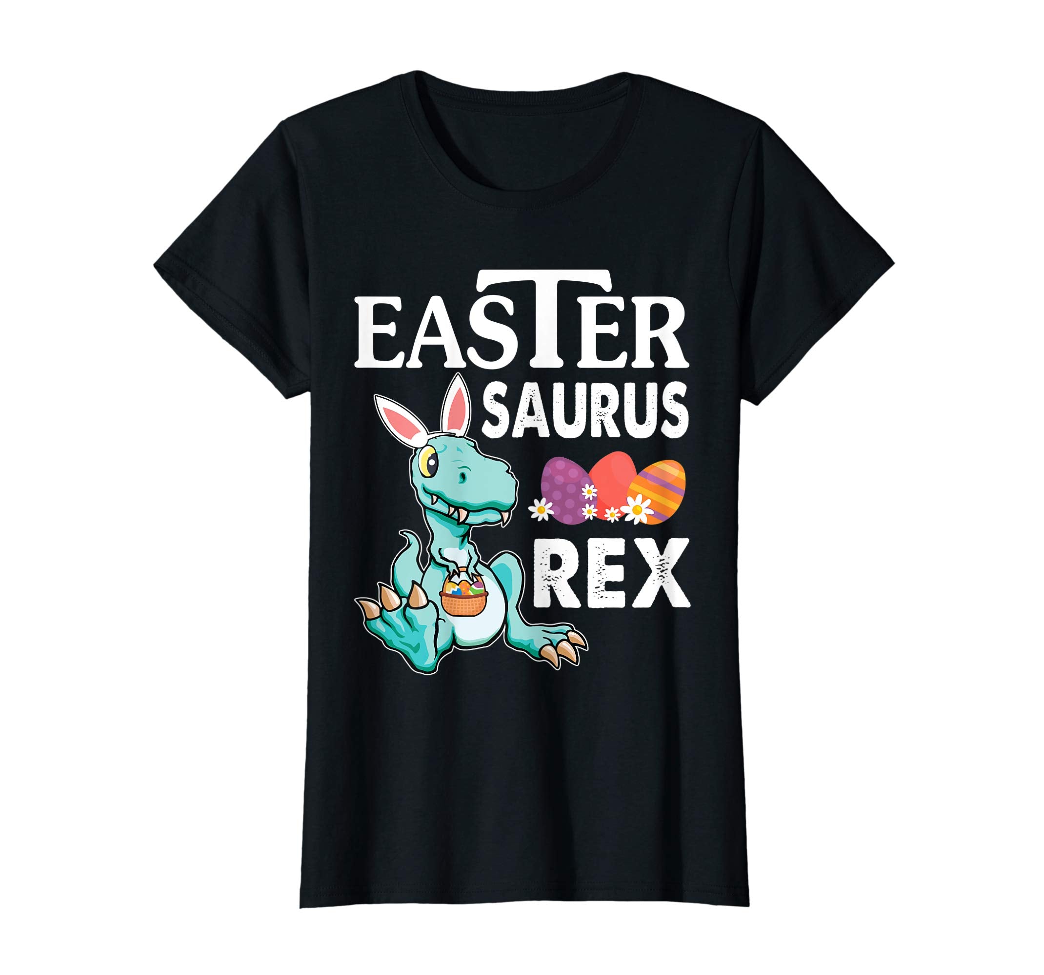 Dinosaur T-rex Bunny And Easter Eggs Shirt Easter Saurus Rex