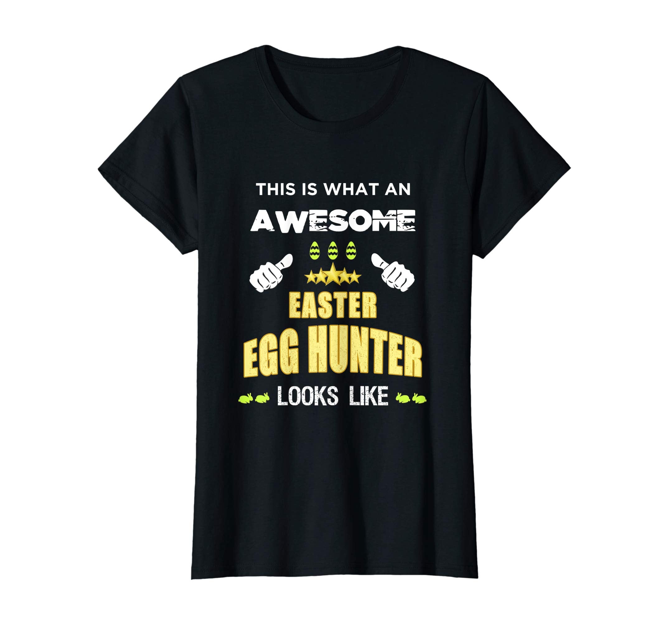 Awesome Egg Hunter Funny Easter Gift T-Shirt Boys Girls