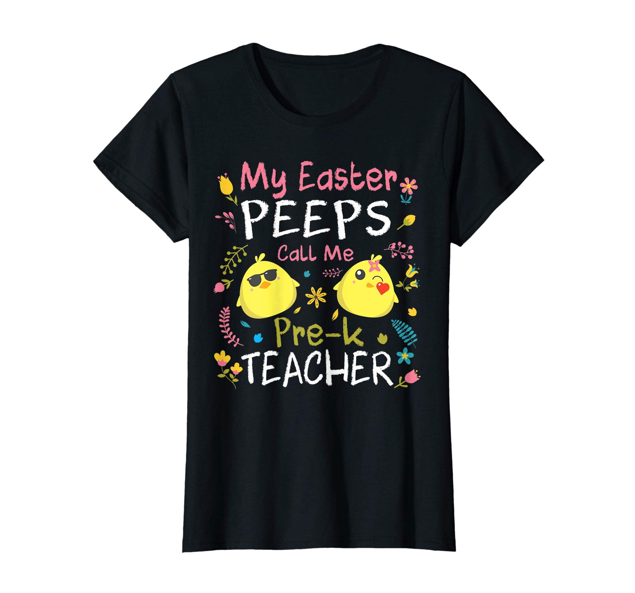 My Easter Peeps Chicks Call Me Pre-k Teacher Easter Shirt