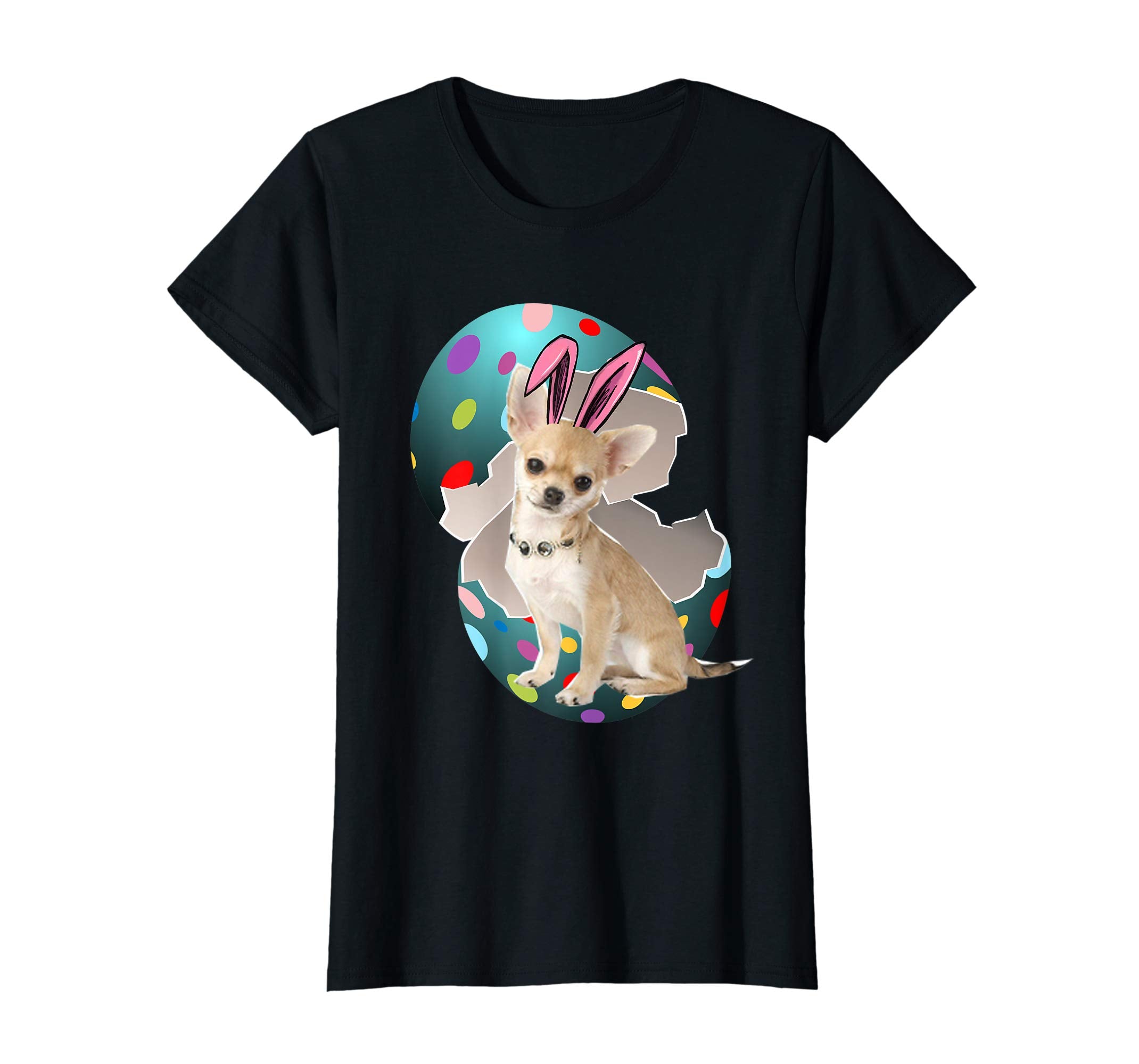Chihuahua Dad Mom Easter Day Gift T shirt