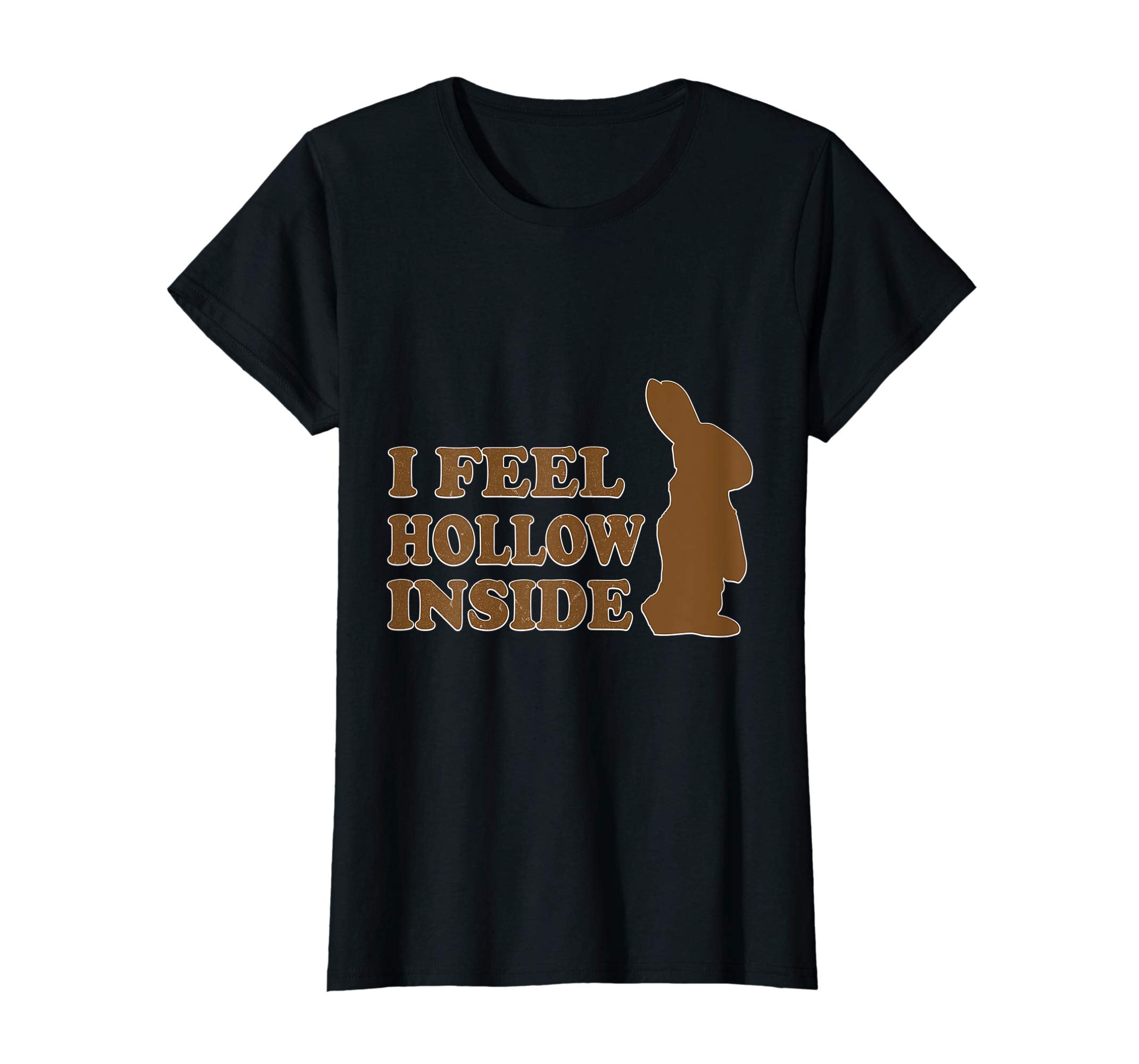 Chocolate Bunny Rabbit I Feel Hollow Inside Easter Day Shirt