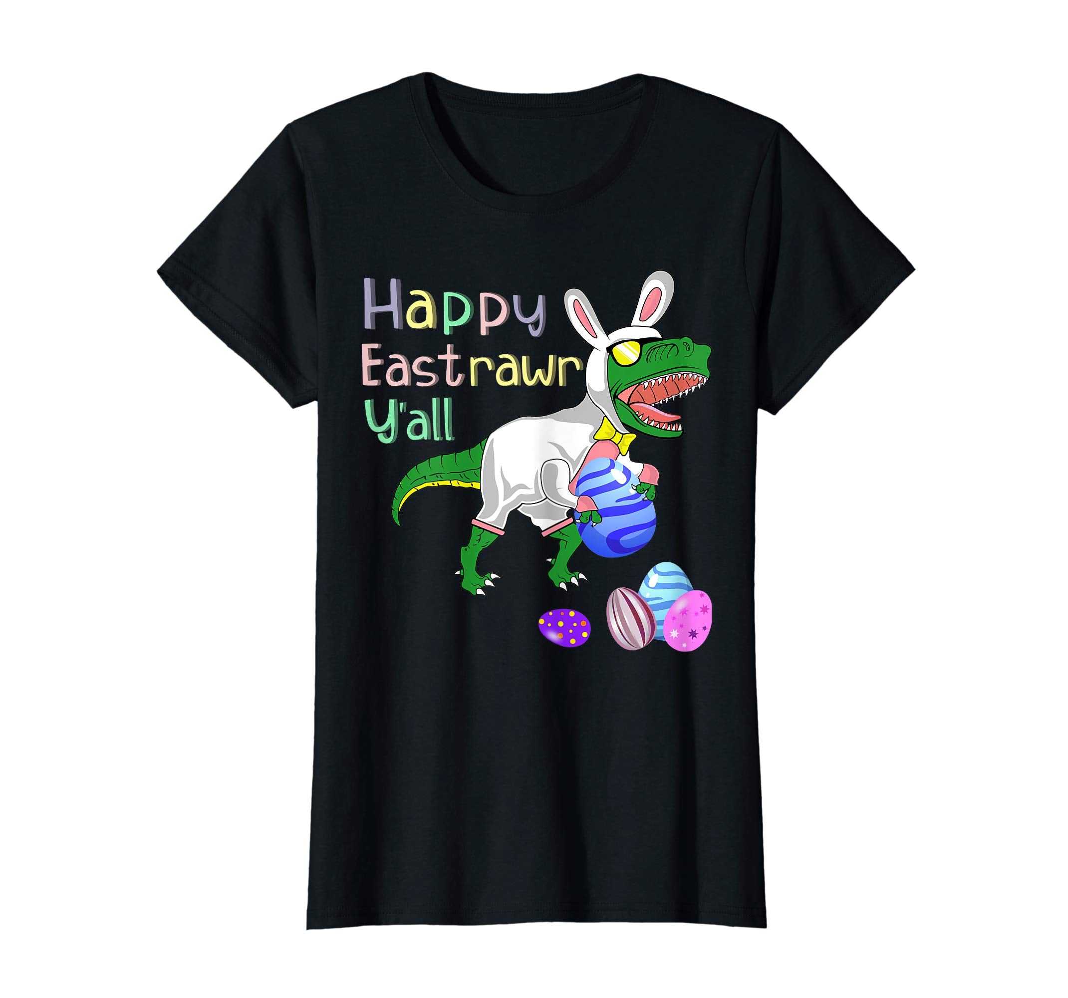 Easter Dinosaur T-Rex Shirt Funny Eastrawr Egg Bunny Tee