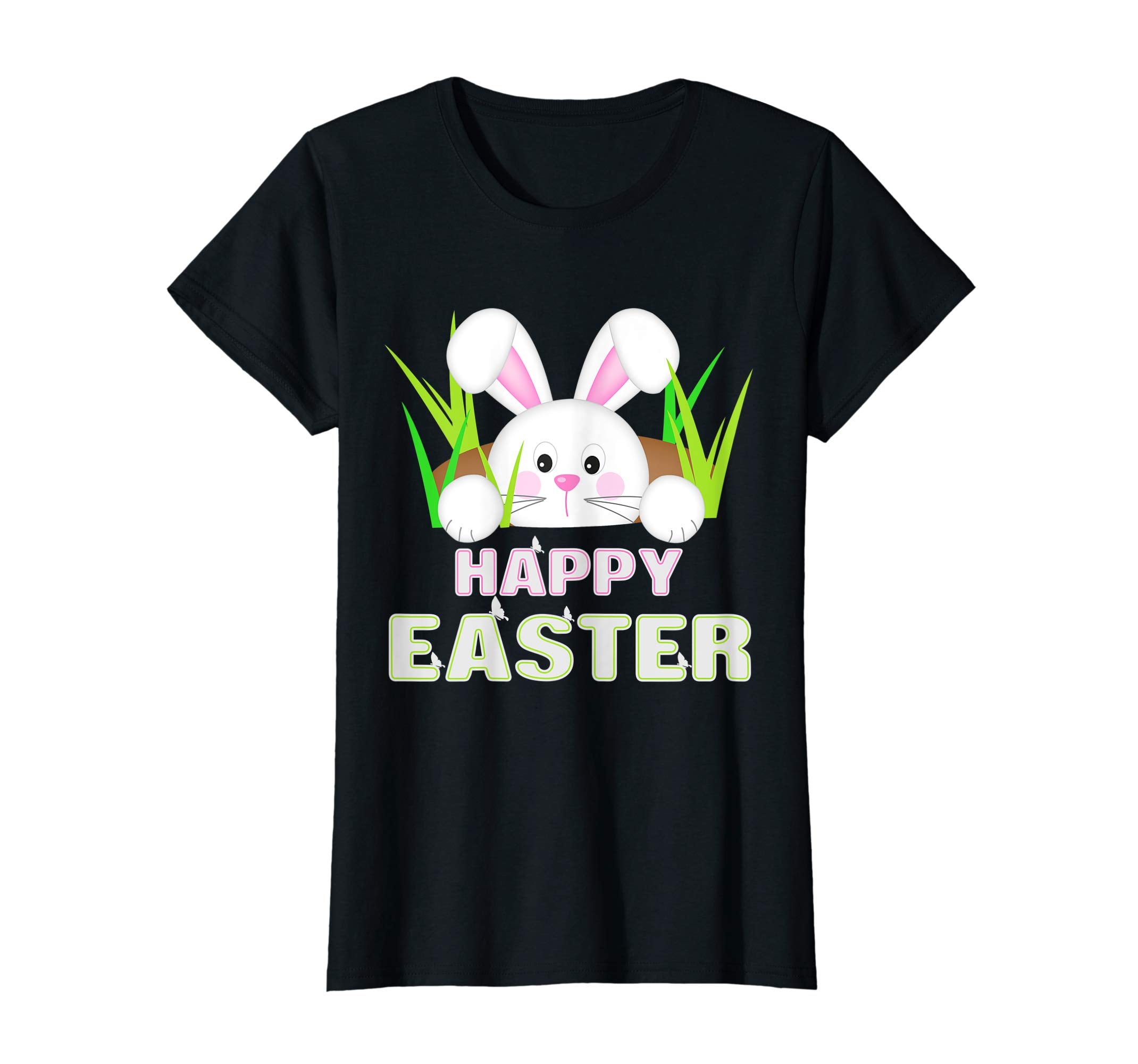 Happy Easter Shirt Bunny in Rabbit Hole Easter Gift