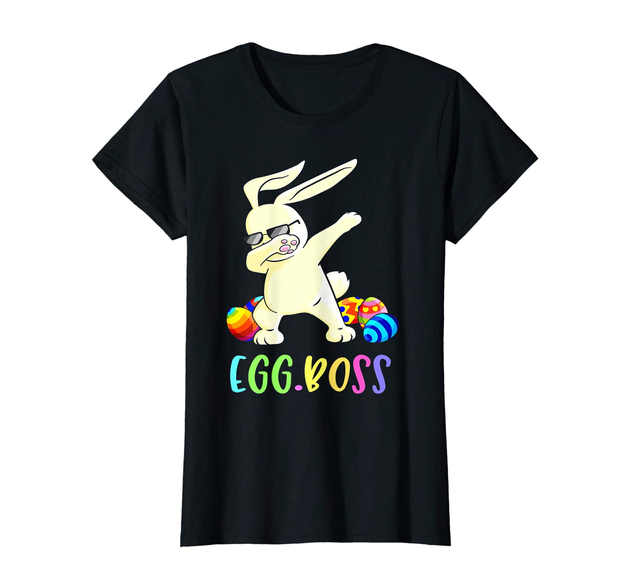Dabbing Egg Boss Easter Bunny T-Shirt Easter Shirt