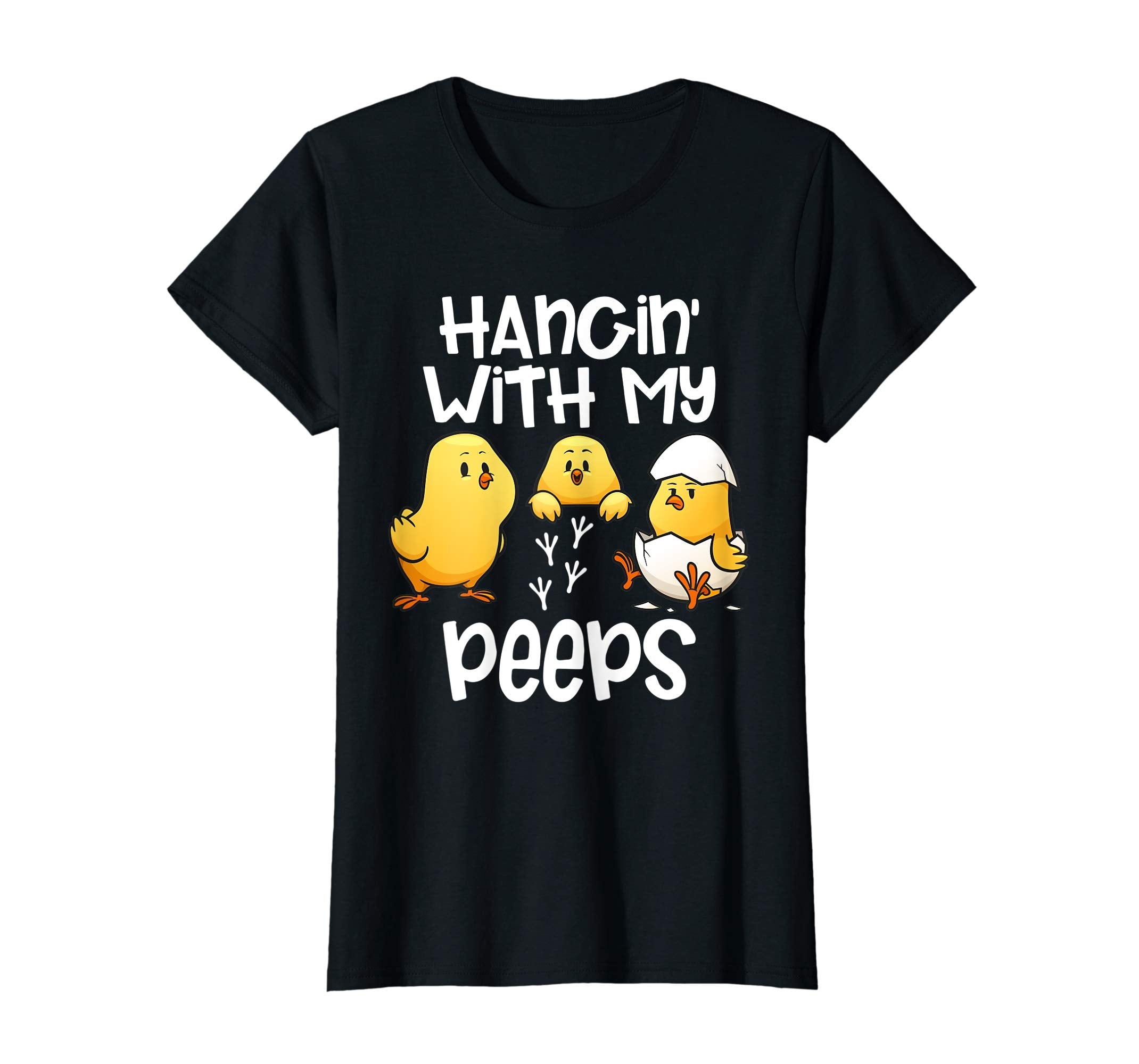Hanging With My Peeps Happy Easter Kids Boys Girls T Shirt