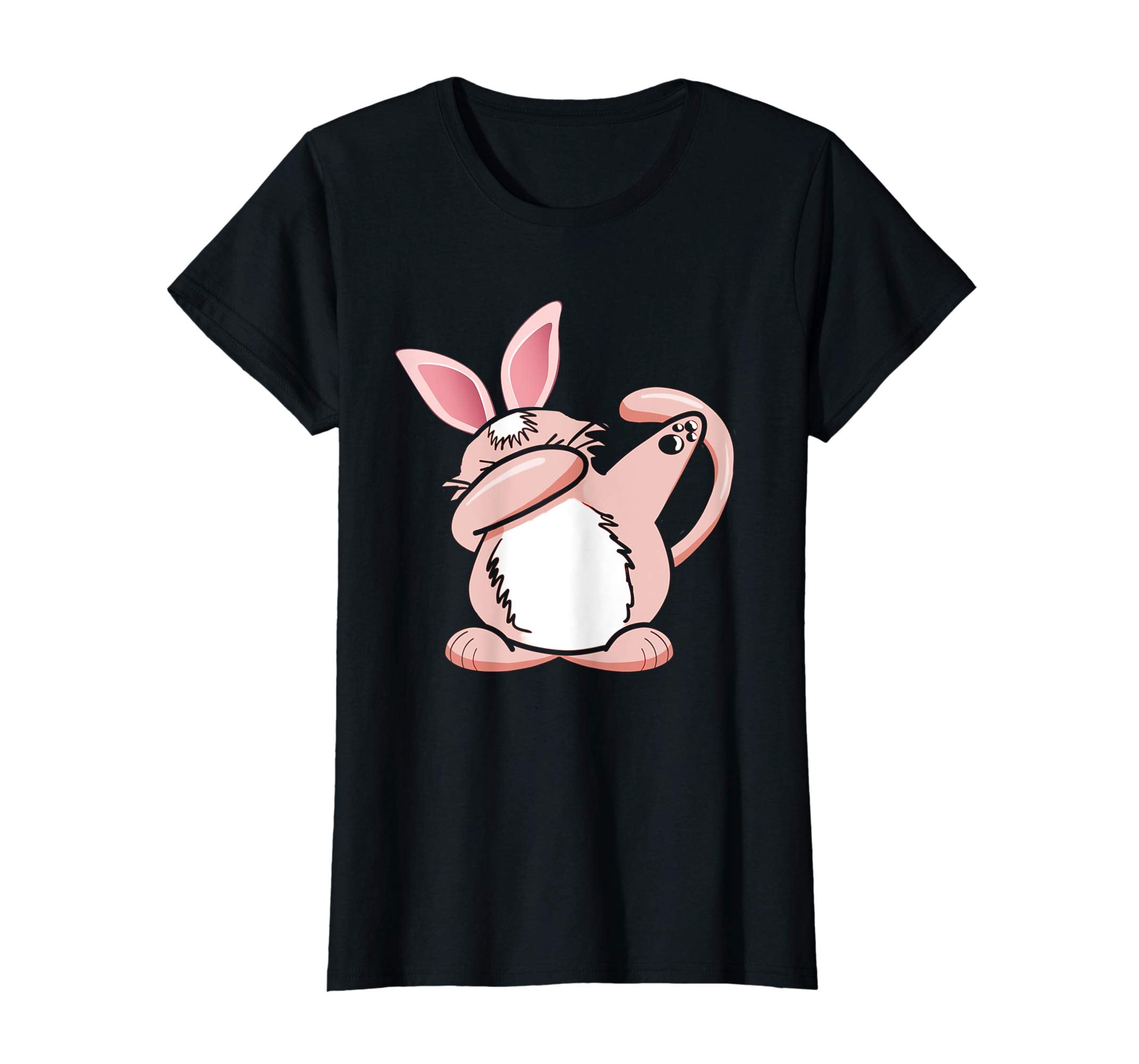 Easter T Shirt Dabbing Cat Bunny Ears Boys Girls Kids Gift