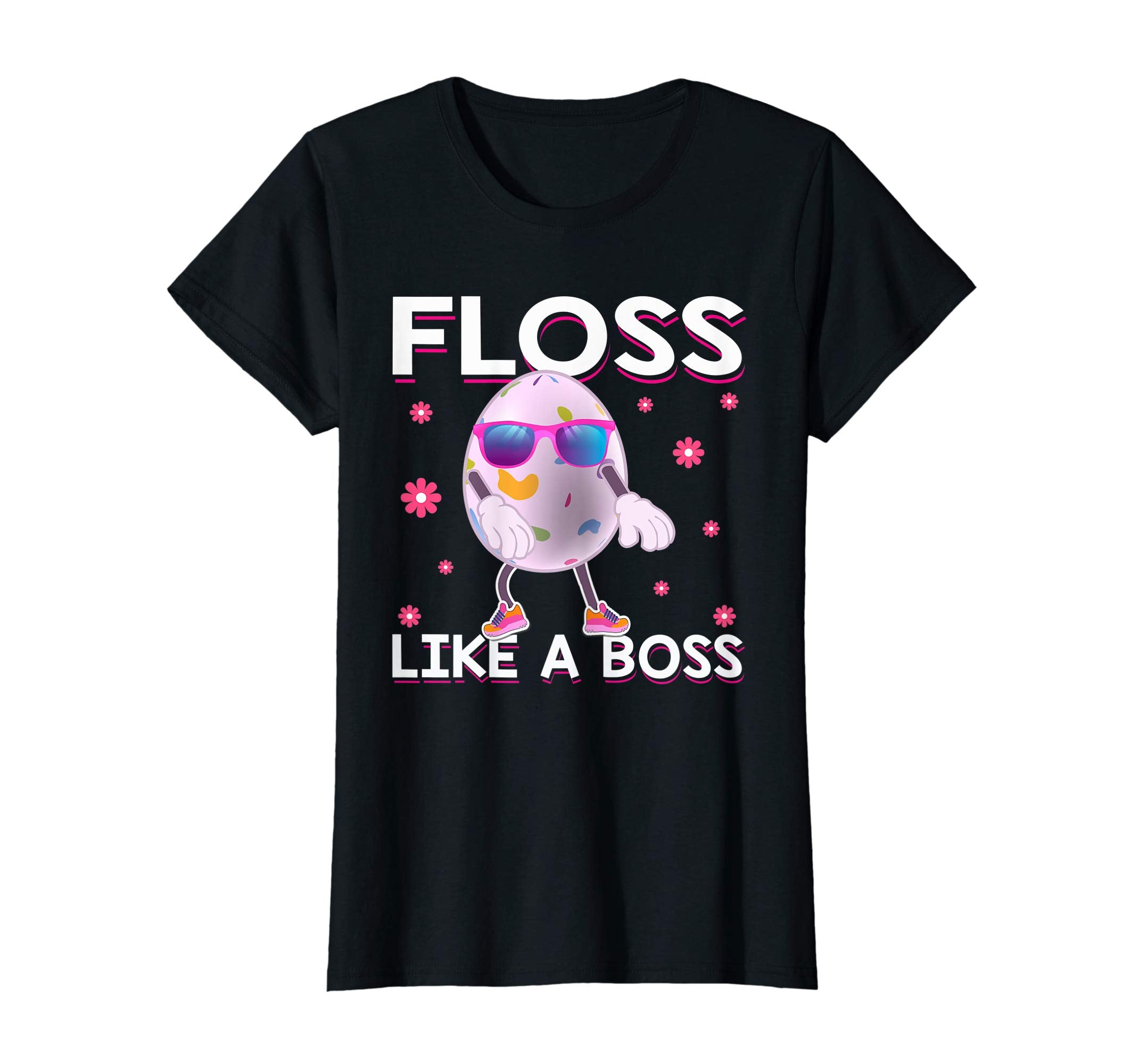 Floss Like A Boss Shirt Cute Colorful Egg Easter Gifts