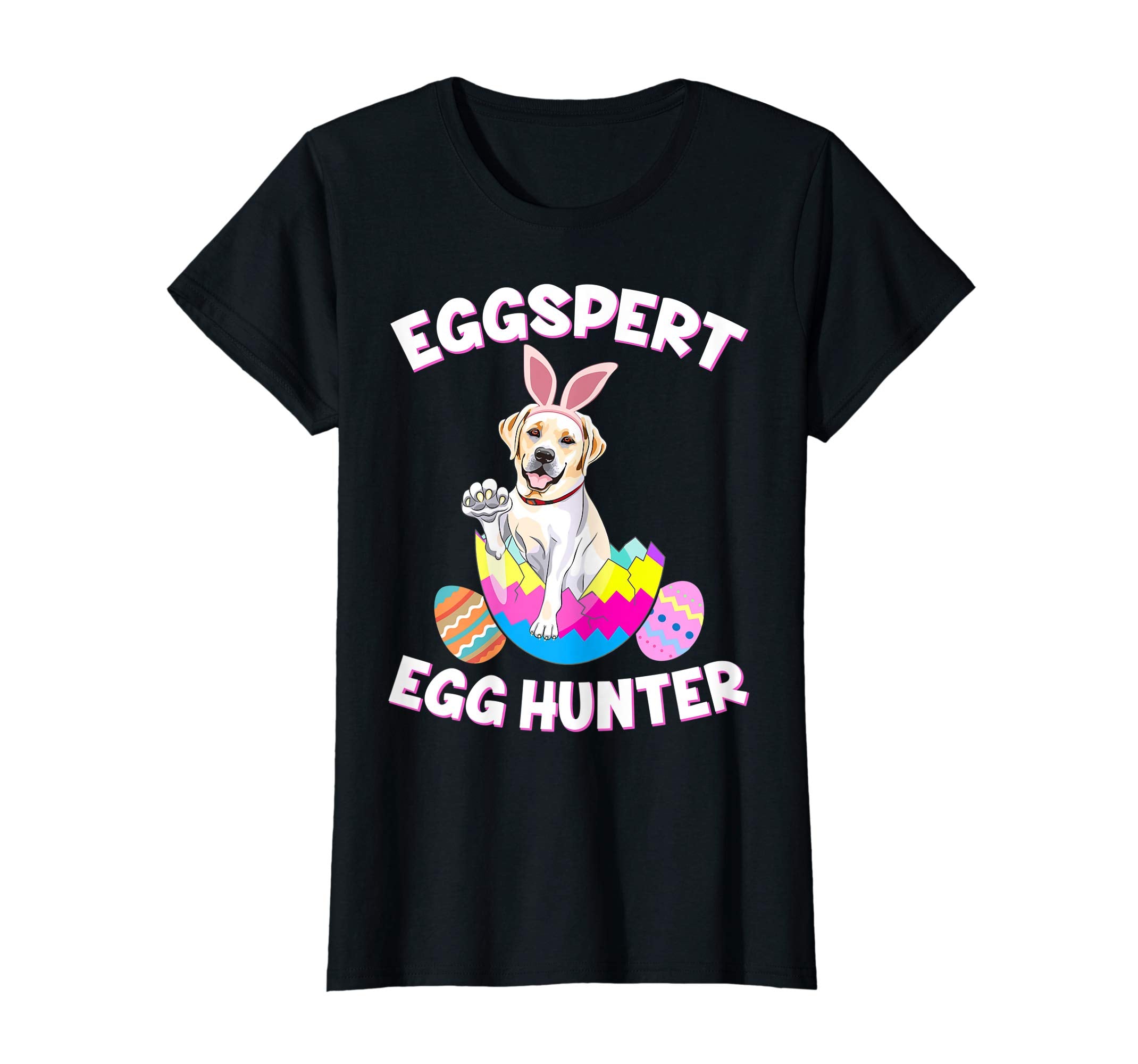 Eggspert Egg Hunter Easter Funny Labrador T Shirt