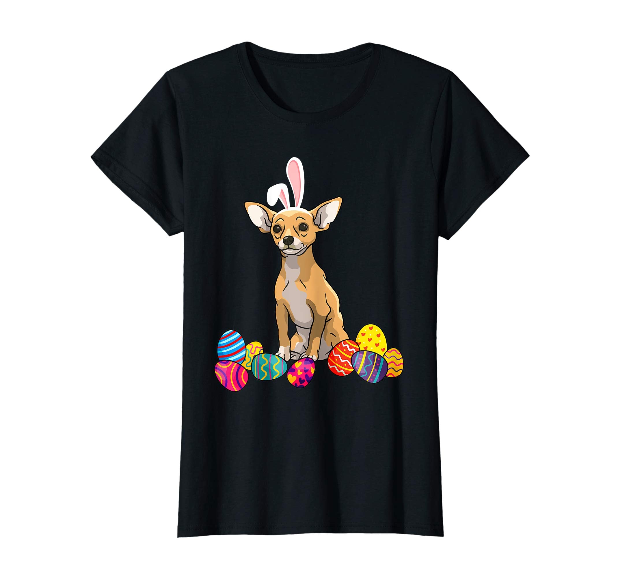 Chihuahua Bunny Ear With Egg Easter Easter Day Shirt