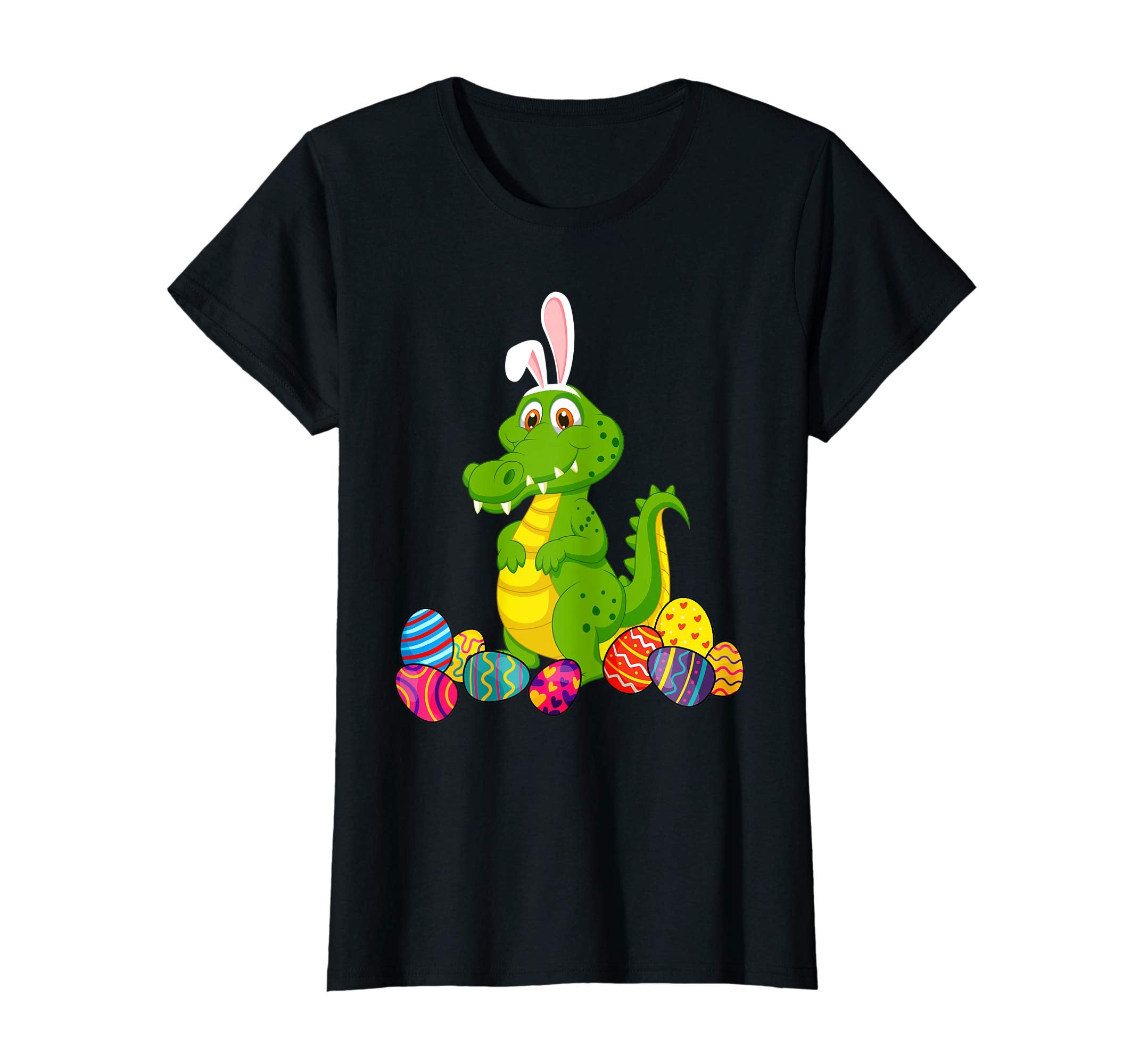 Crocodile Bunny Ear With Egg Easter Easter Day Shirt