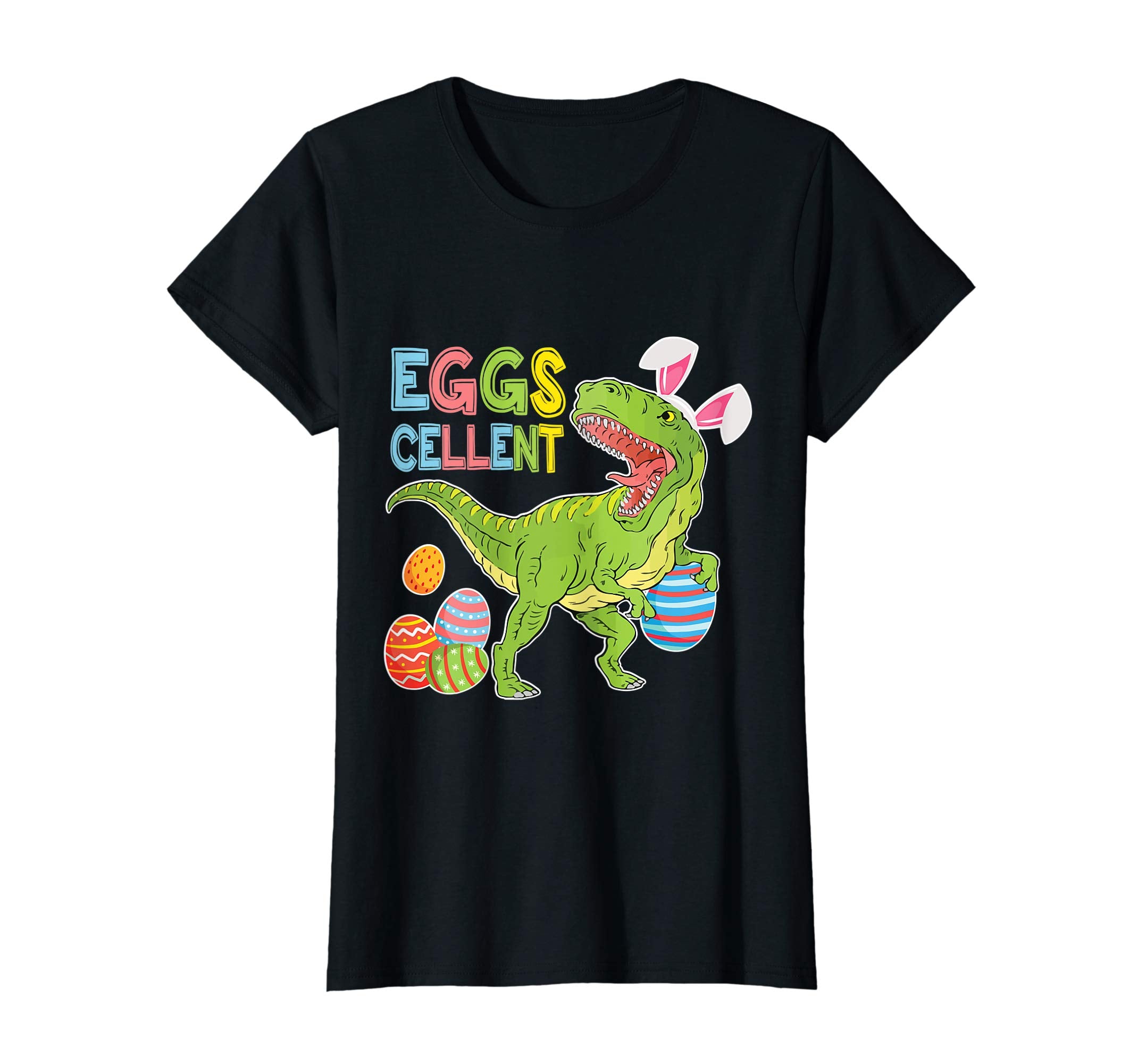Dinosaur T-rex Rabbit Easter Shirt Eggs Cellent Excellent