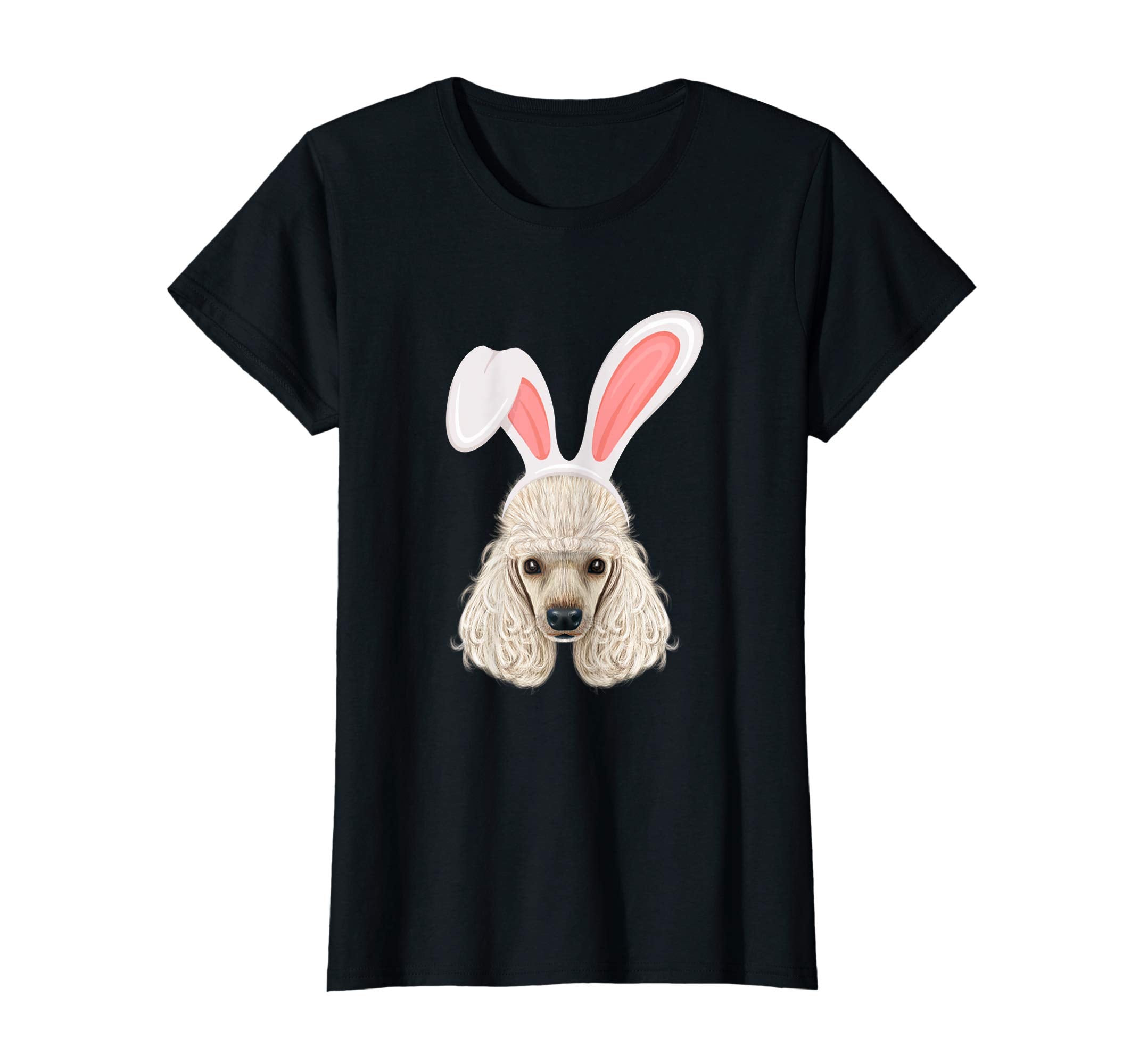 Poodle Dressed As Easter Bunny With Rabbit Ears T-Shirt