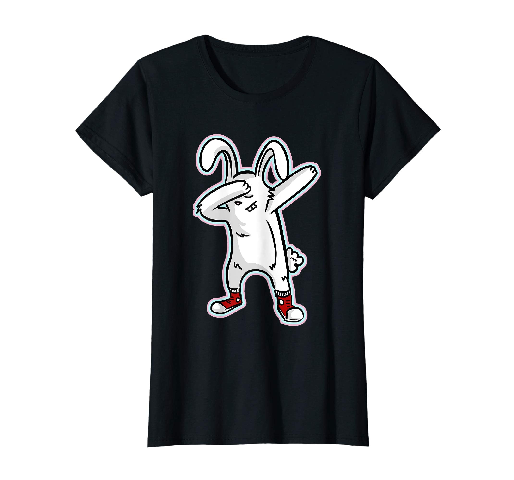 Easter Shirt For Boys Girls Cool Dabbing Rabbit