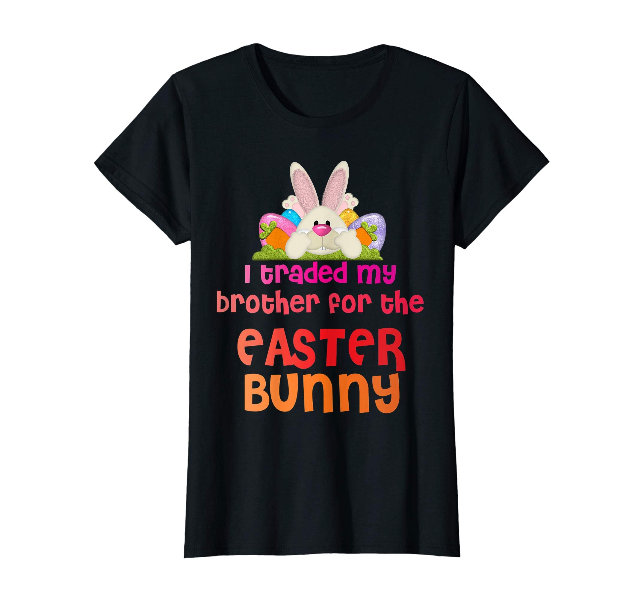 Easter Shirt For Boys Girls I Traded My Brother Bunny Outfit