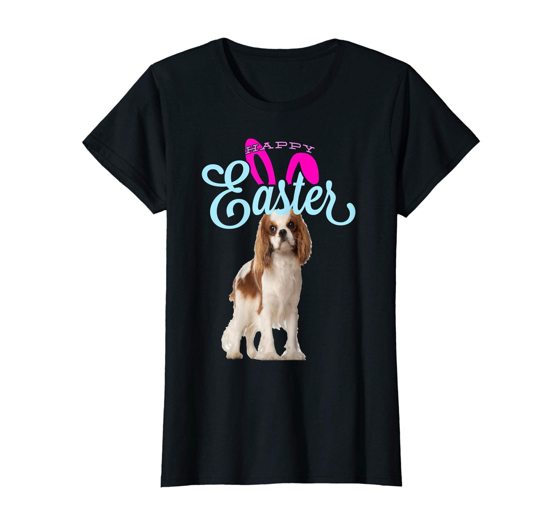 Easter Bunny Cavalier King Charles Tshirt Dog Men Women Gift
