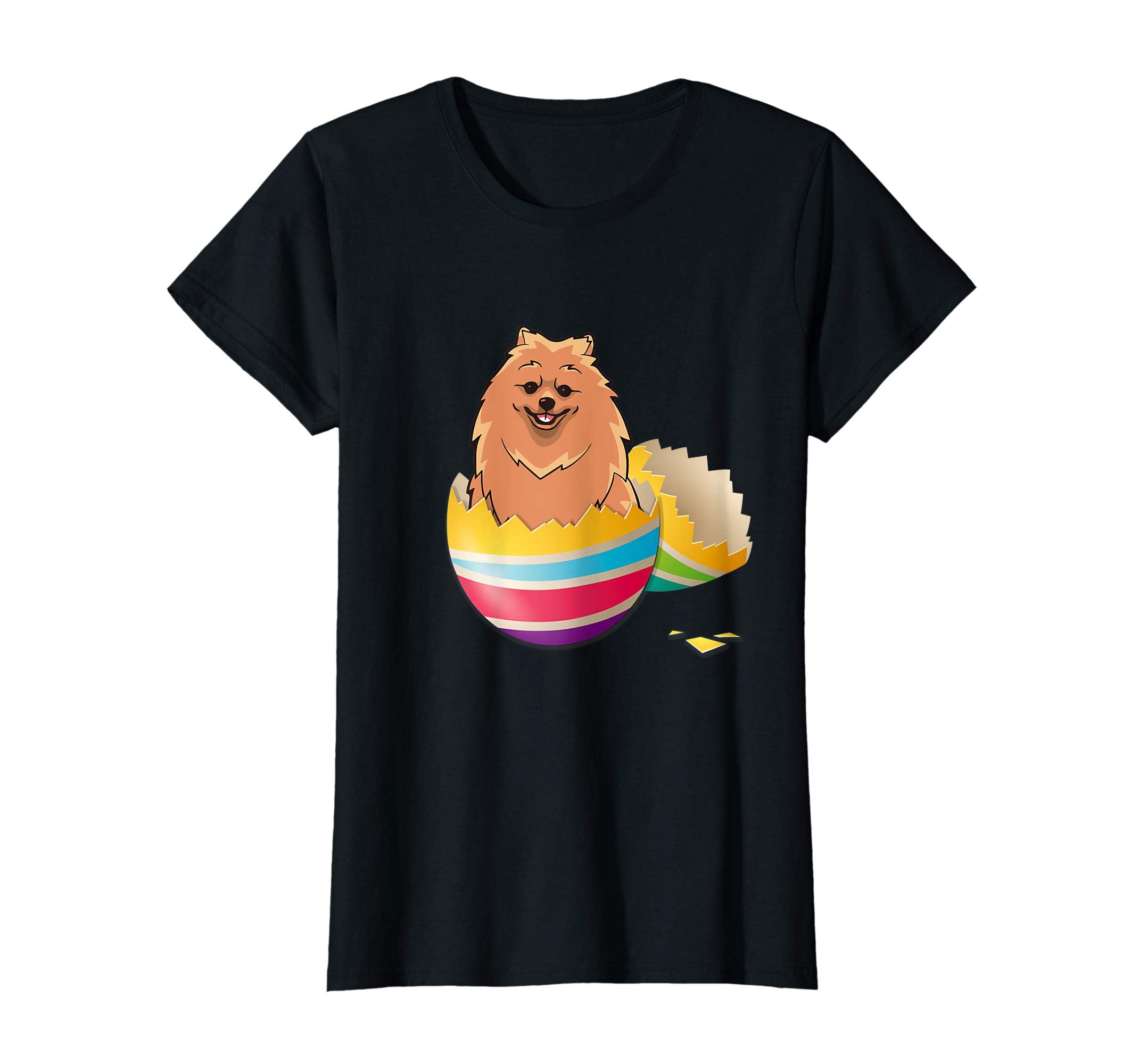 Pomeranian Hatching From Easter Egg Easter Day Shirt