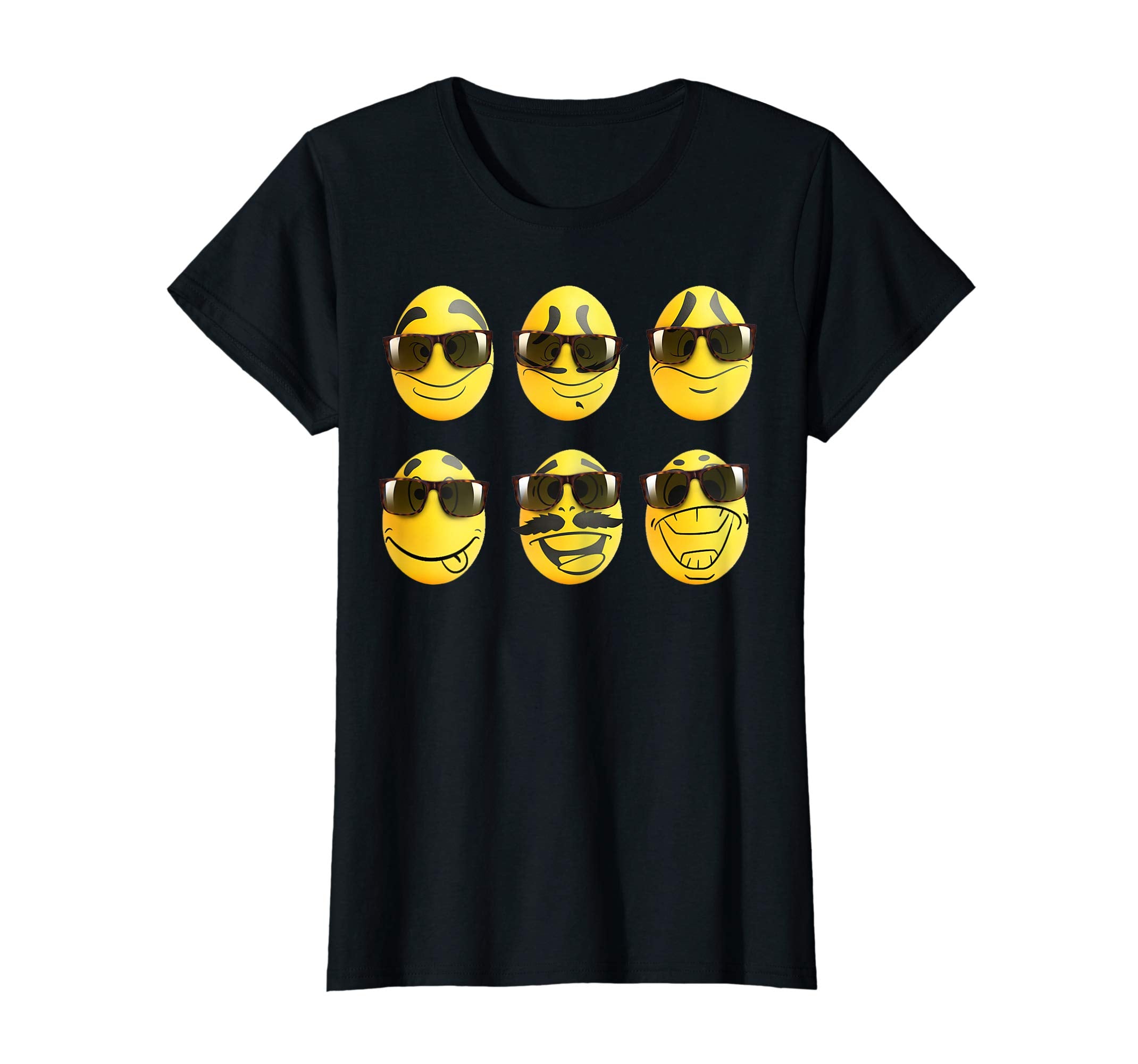 Funny Cute Easter egg with emotions faces gift Shirt