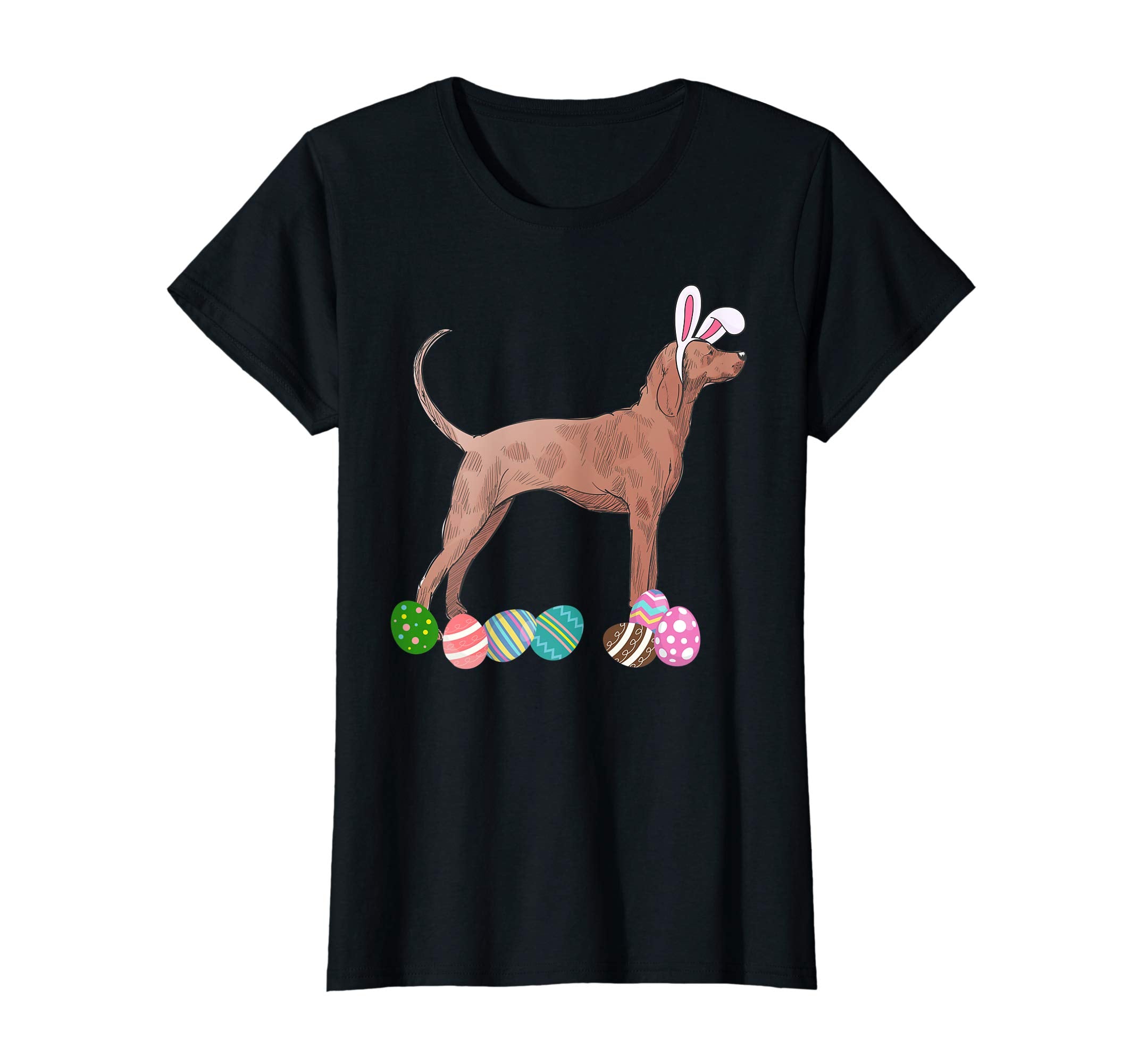 Greyhound Dressed As Easter Bunny With Rabbit Ears T-Shirt