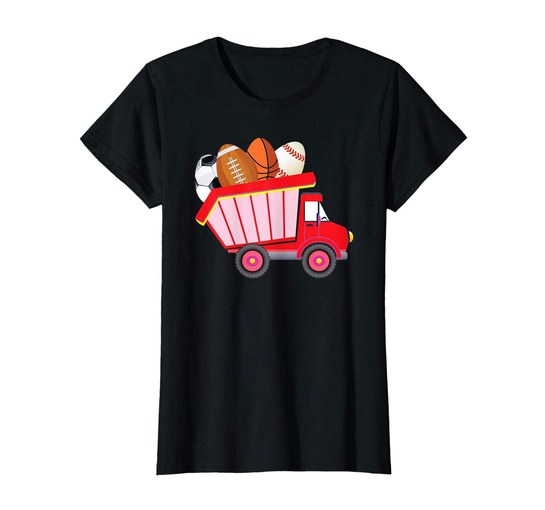 Dump Truck Loads Of Eggs Balls Easter Day Kids T-Shirt Egg
