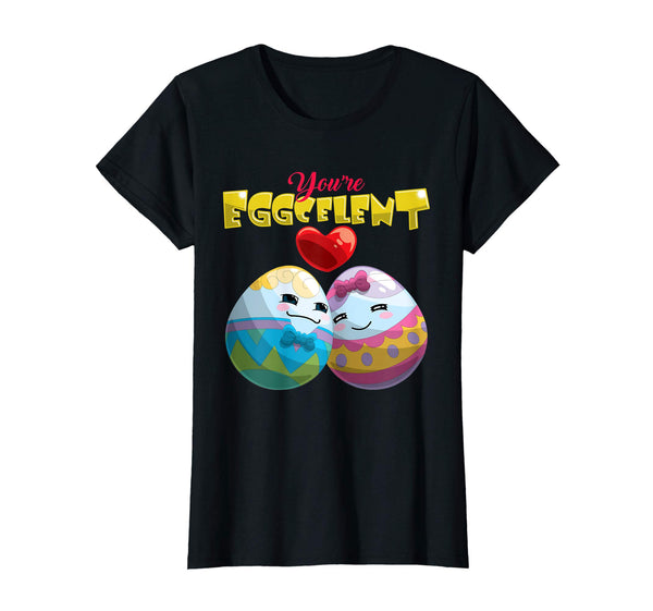 Easter Shirt with Cute Egg Couple for Men and Women