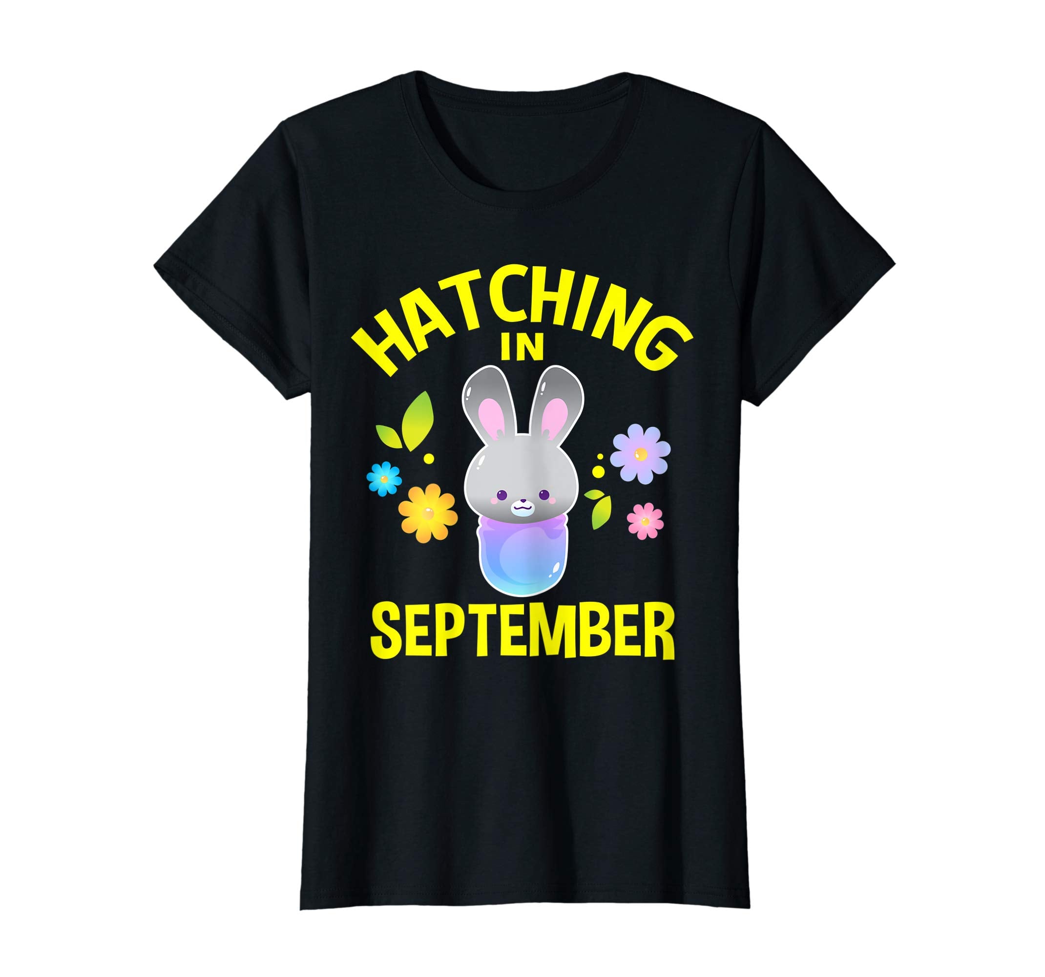 Hatching In September T shirt Pregnancy Bunny Easter Gifts