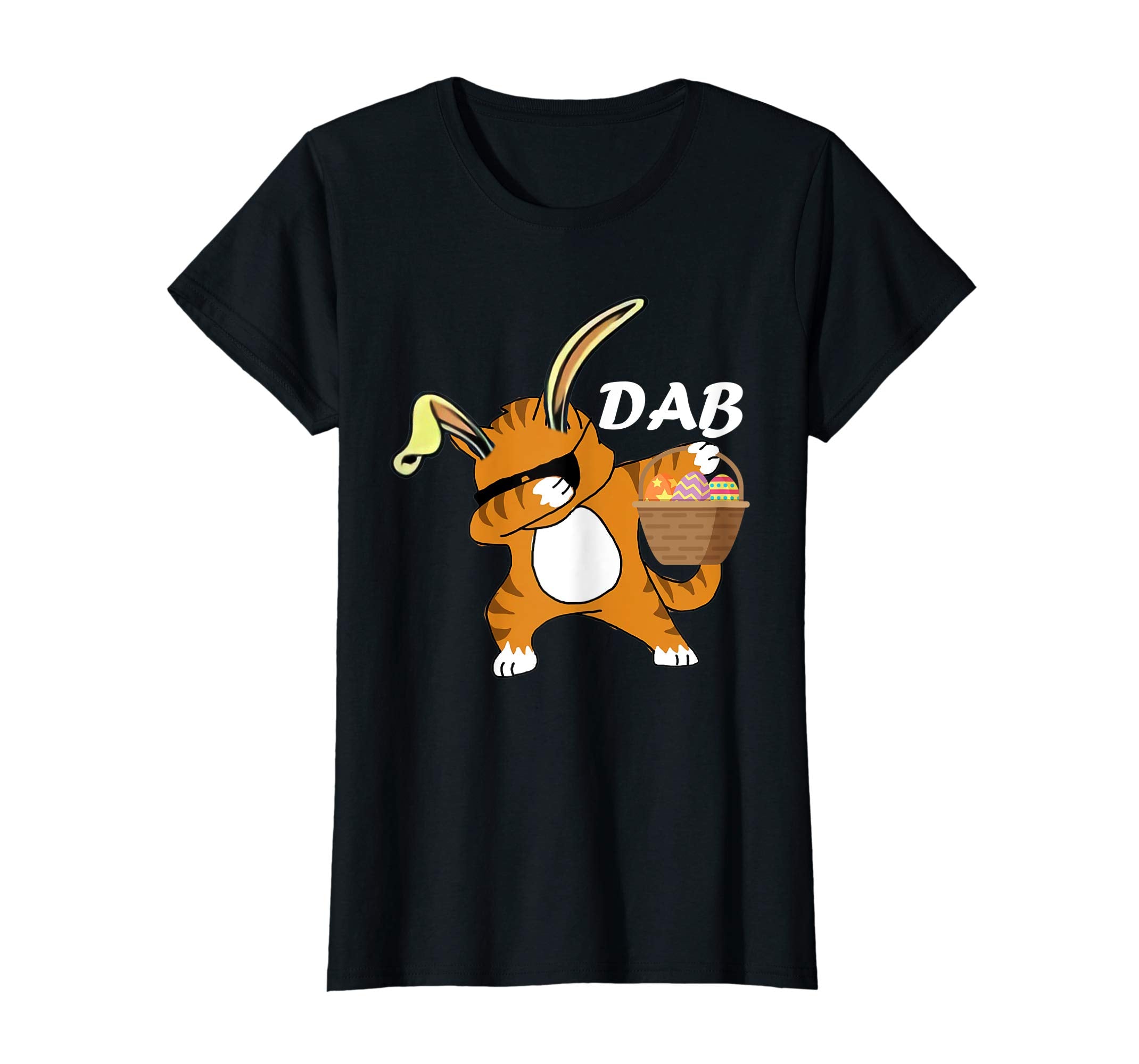 cat dabbing egg easter day shirt