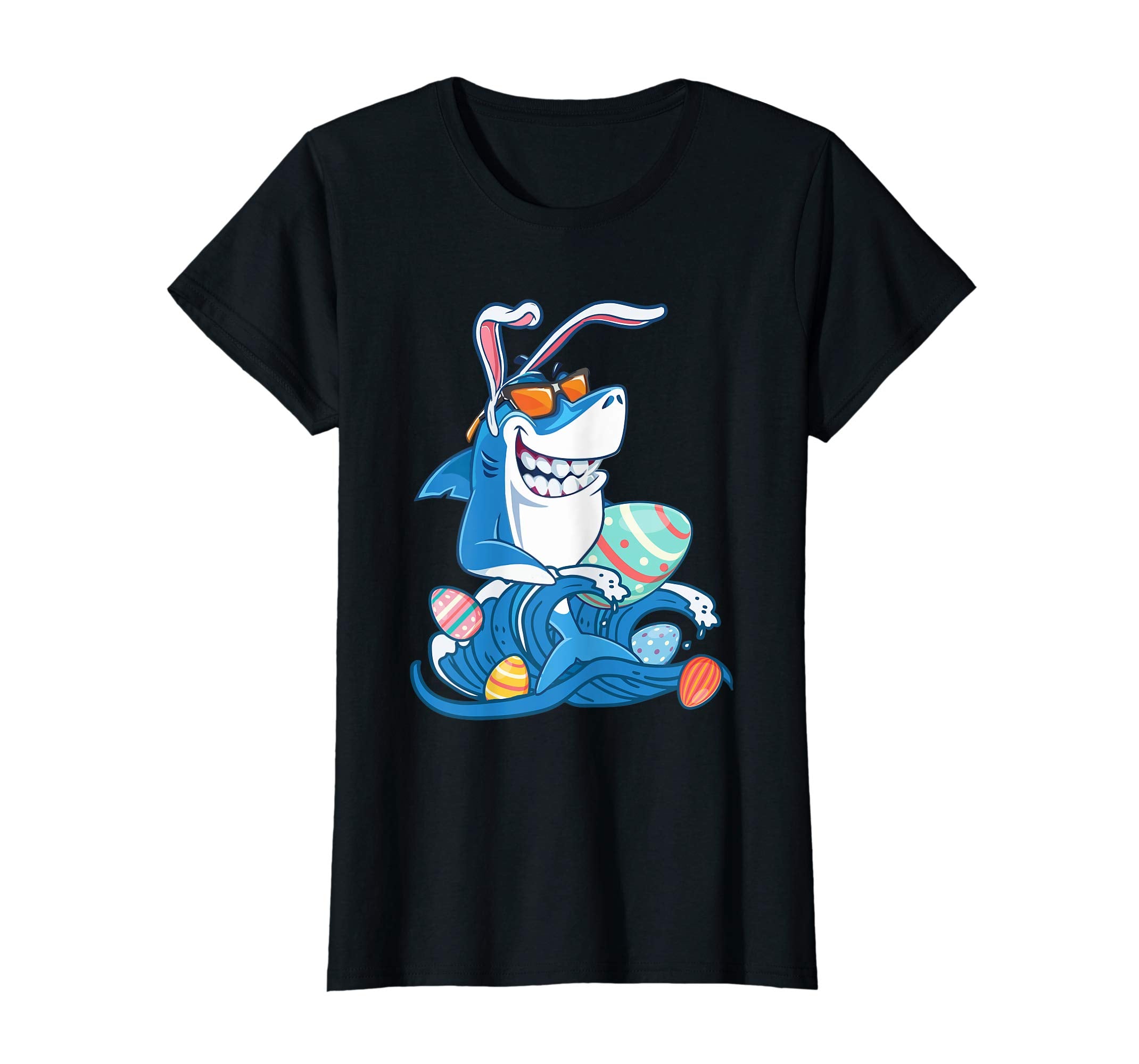 Bunny Shark With Eggs Shirt Gift For Easter Day 2019