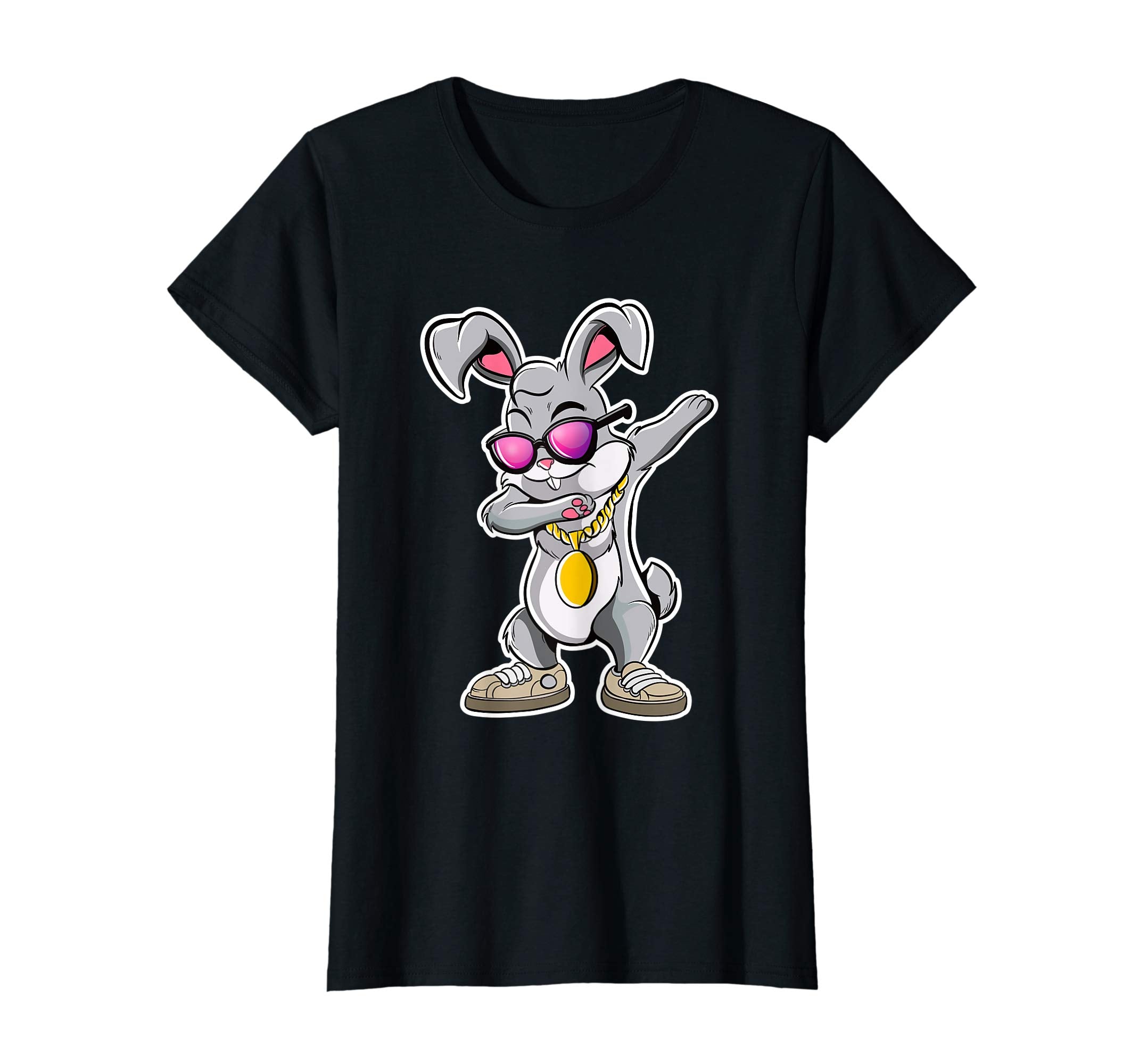 Dabbing Hip Hop Bunny Easter Drawing T Shirt