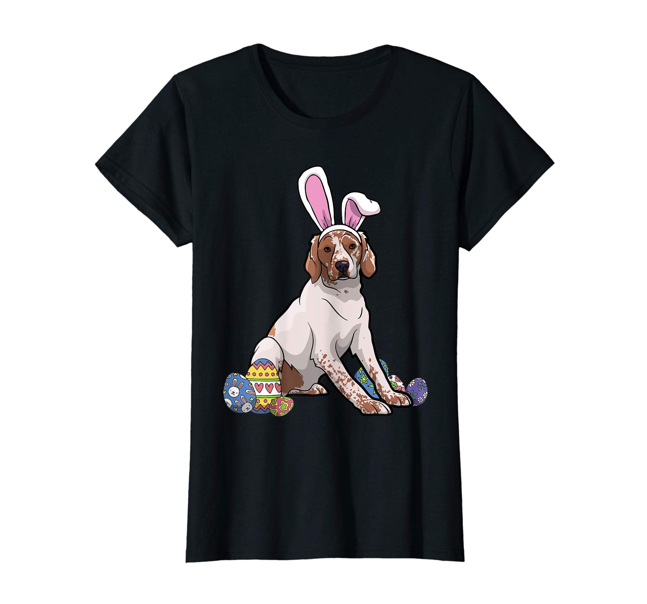 Brittany Dressed As Easter Bunny With Rabbit Ears T-Shirt