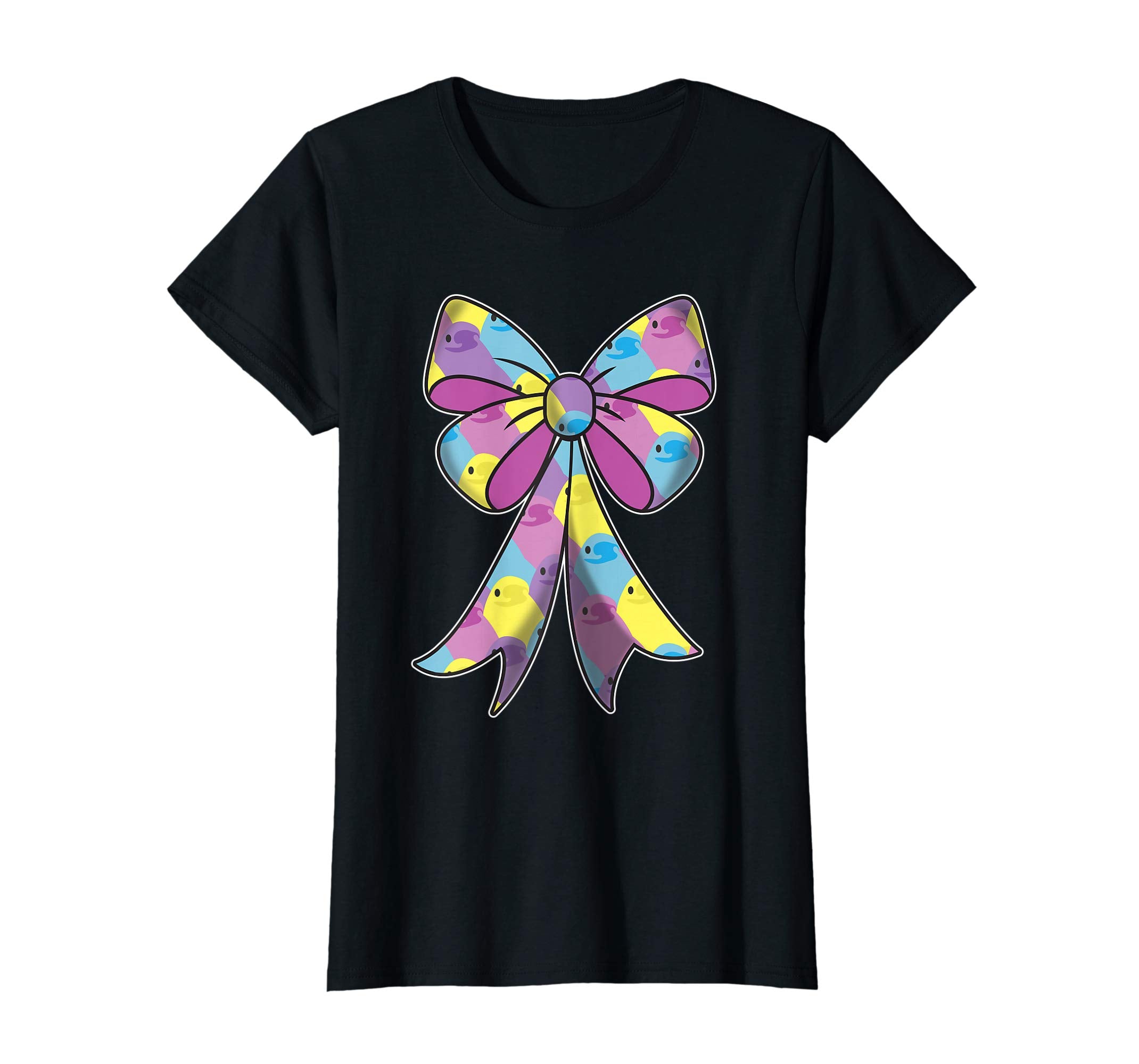 Cute Easter Peeps shirt for Girls Bow t-shirt Egg Hunt Tee