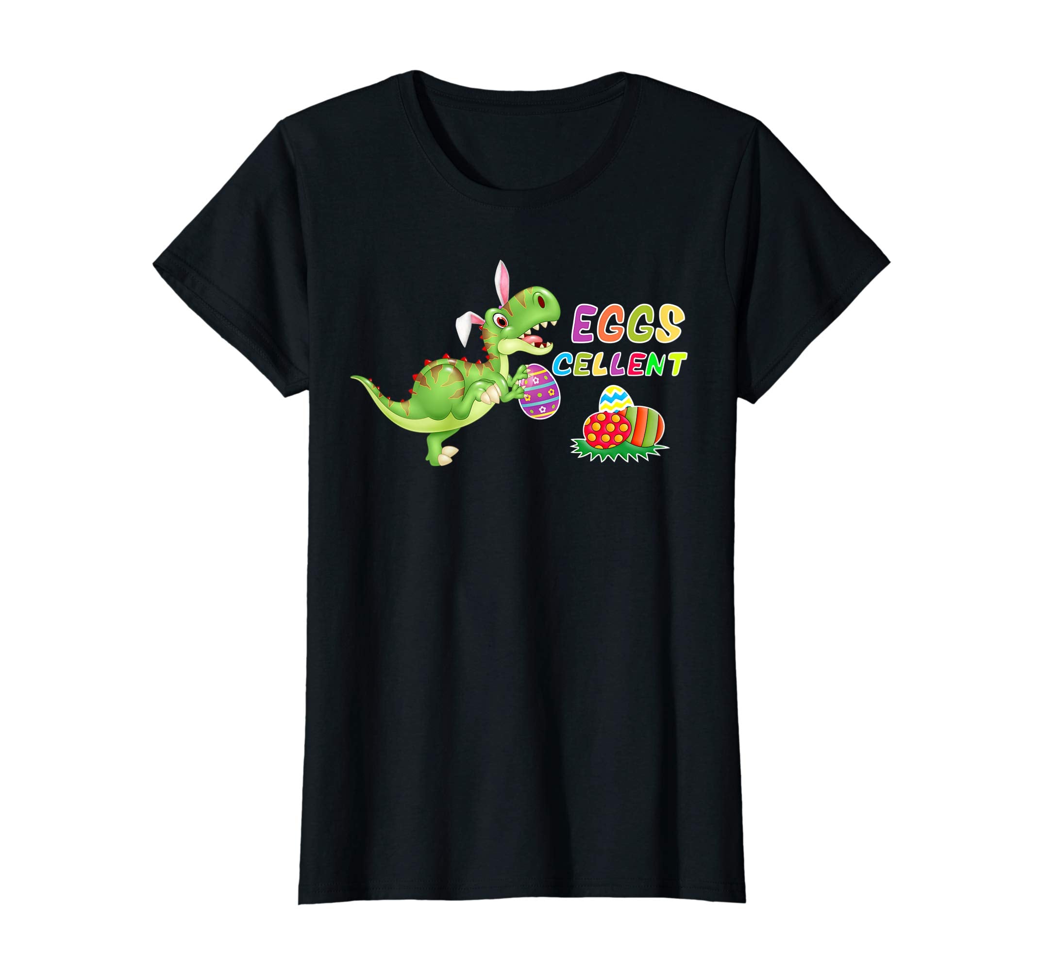 Funny Easter T-Rex Eggs-Cellent T-Shirts Gift Kids Girl Boy