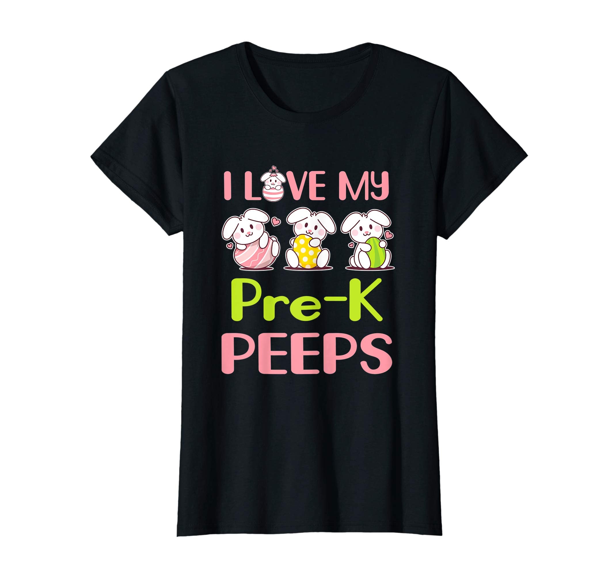 I Love My Pre-K Peeps Happy Easter Teacher Shirt