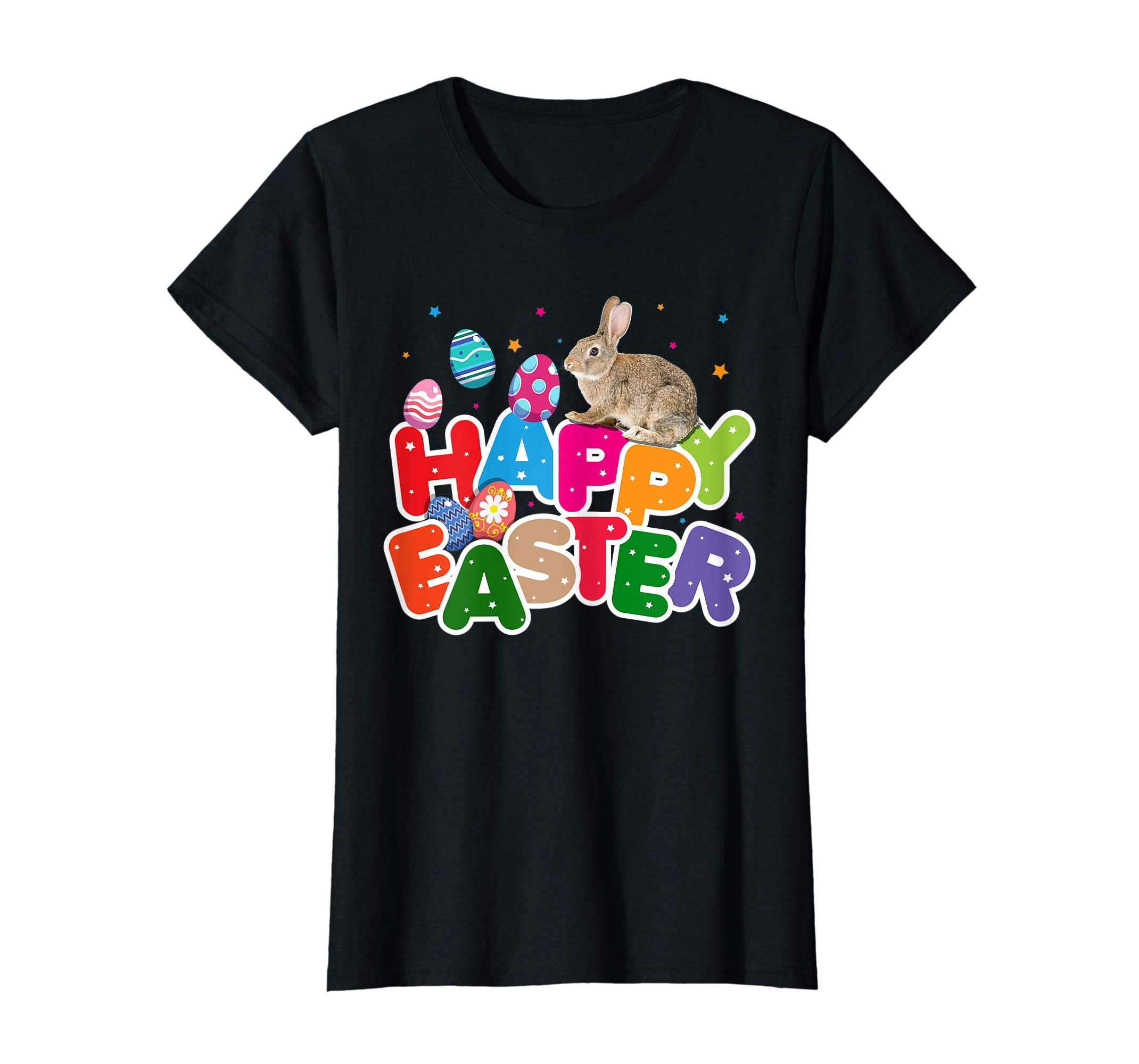 Cute Bunny Happy Easter Shirt - Easter Eggs Kids Gift