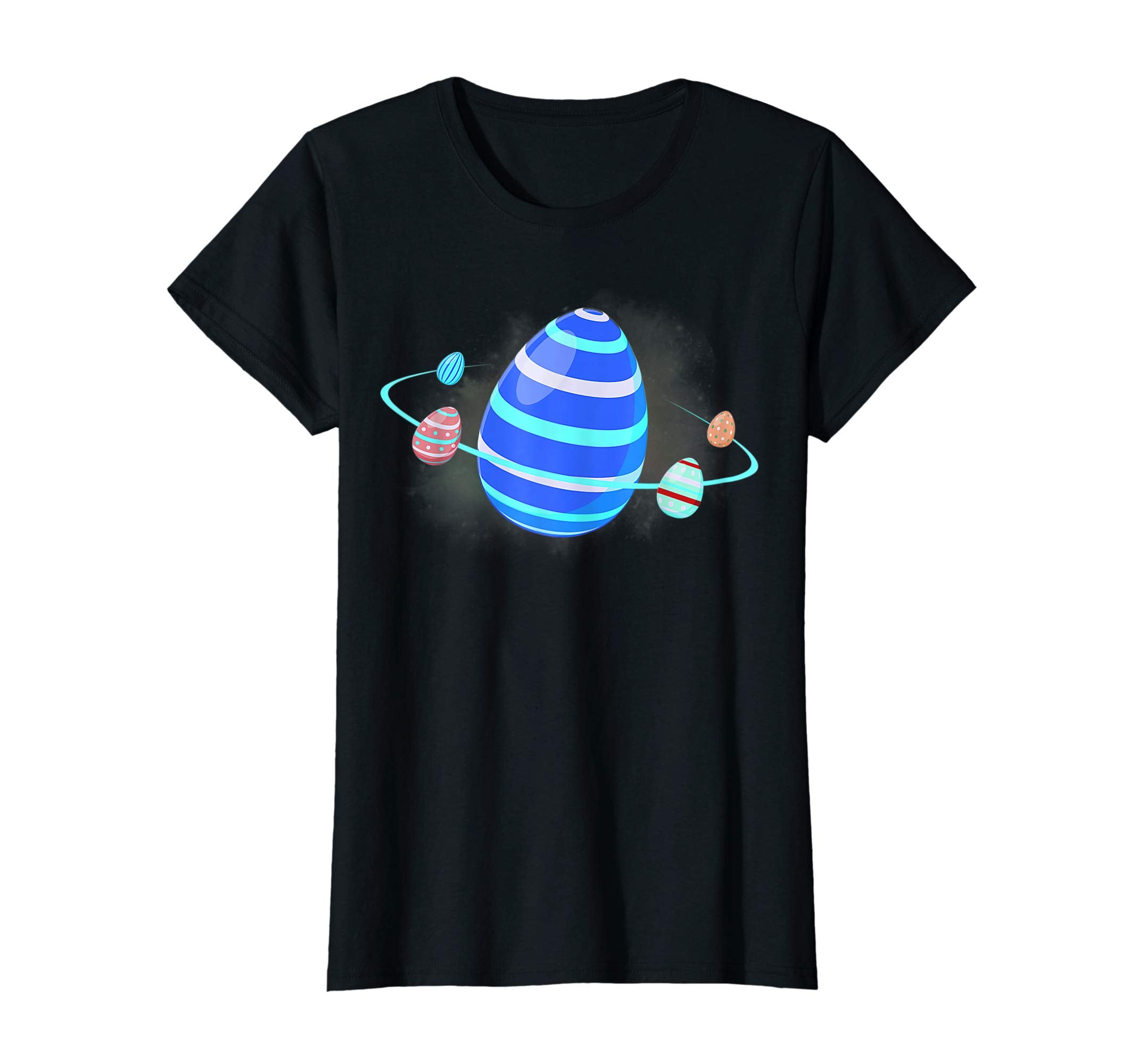 Egg Planet Space Easter Day TShirt
