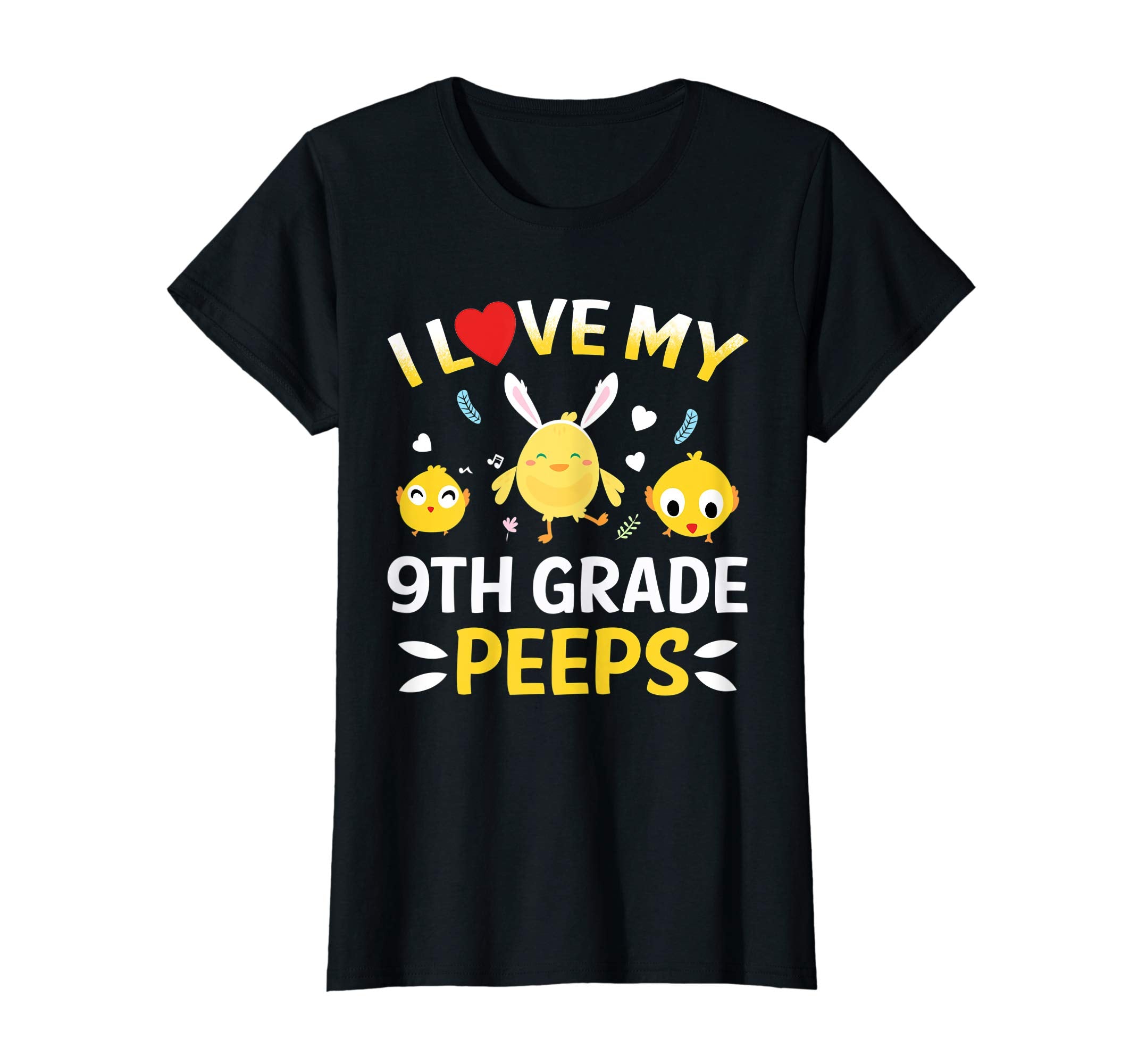 I Love My 9th Grade Peeps Bunnies Easter Teacher T-Shirt