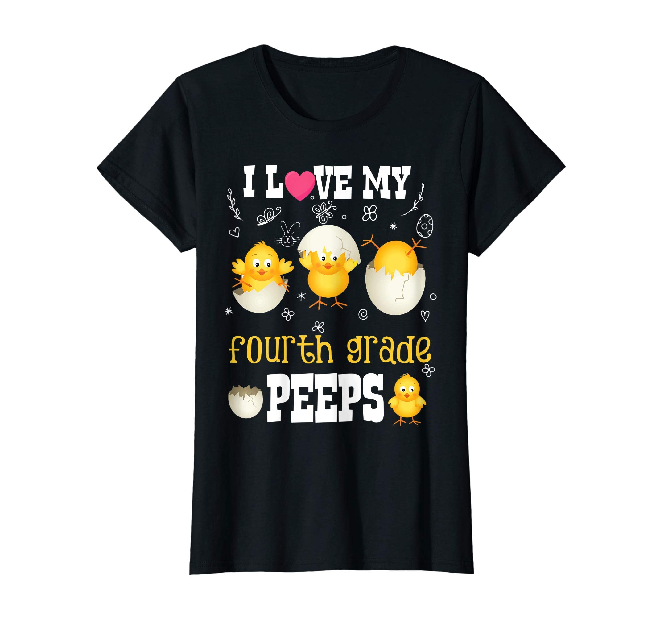 I Love MyFourth Grade Peeps Easter Bunny T-Shirt