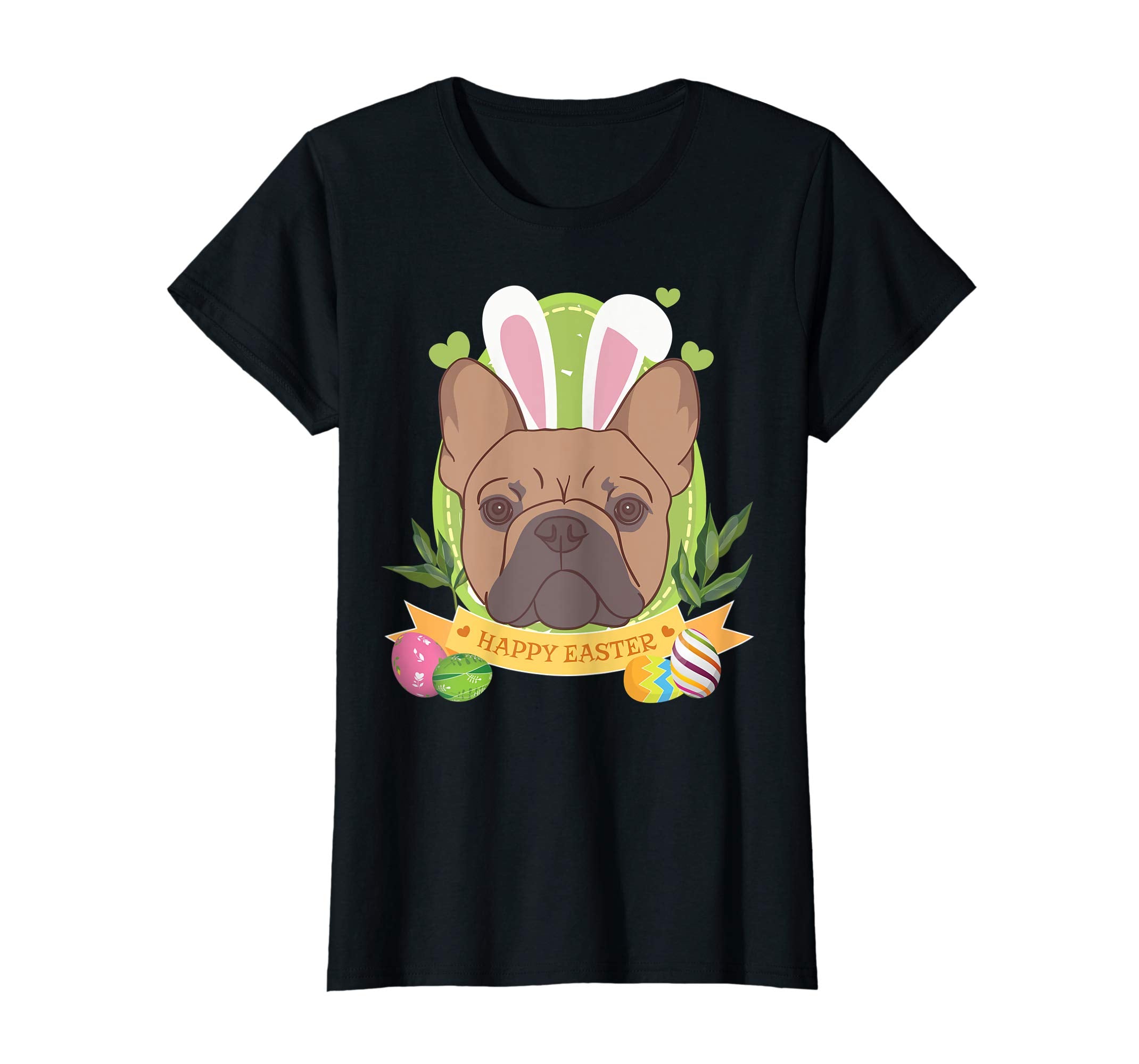 Bunny French Bulldog Dog Easter Day Lovers T-Shirt Egg