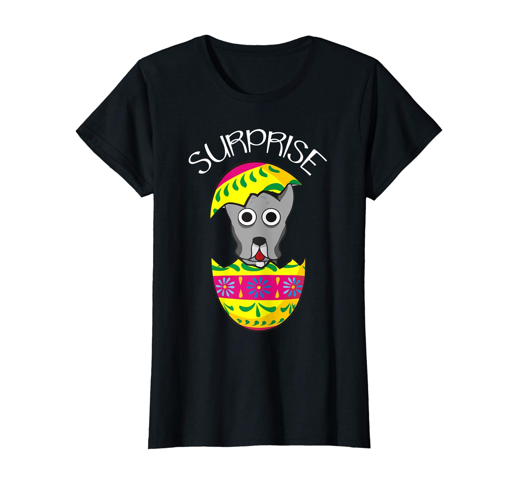 Funny Cute Puppy Great Dane Hatches Easter Egg Easter Shirt