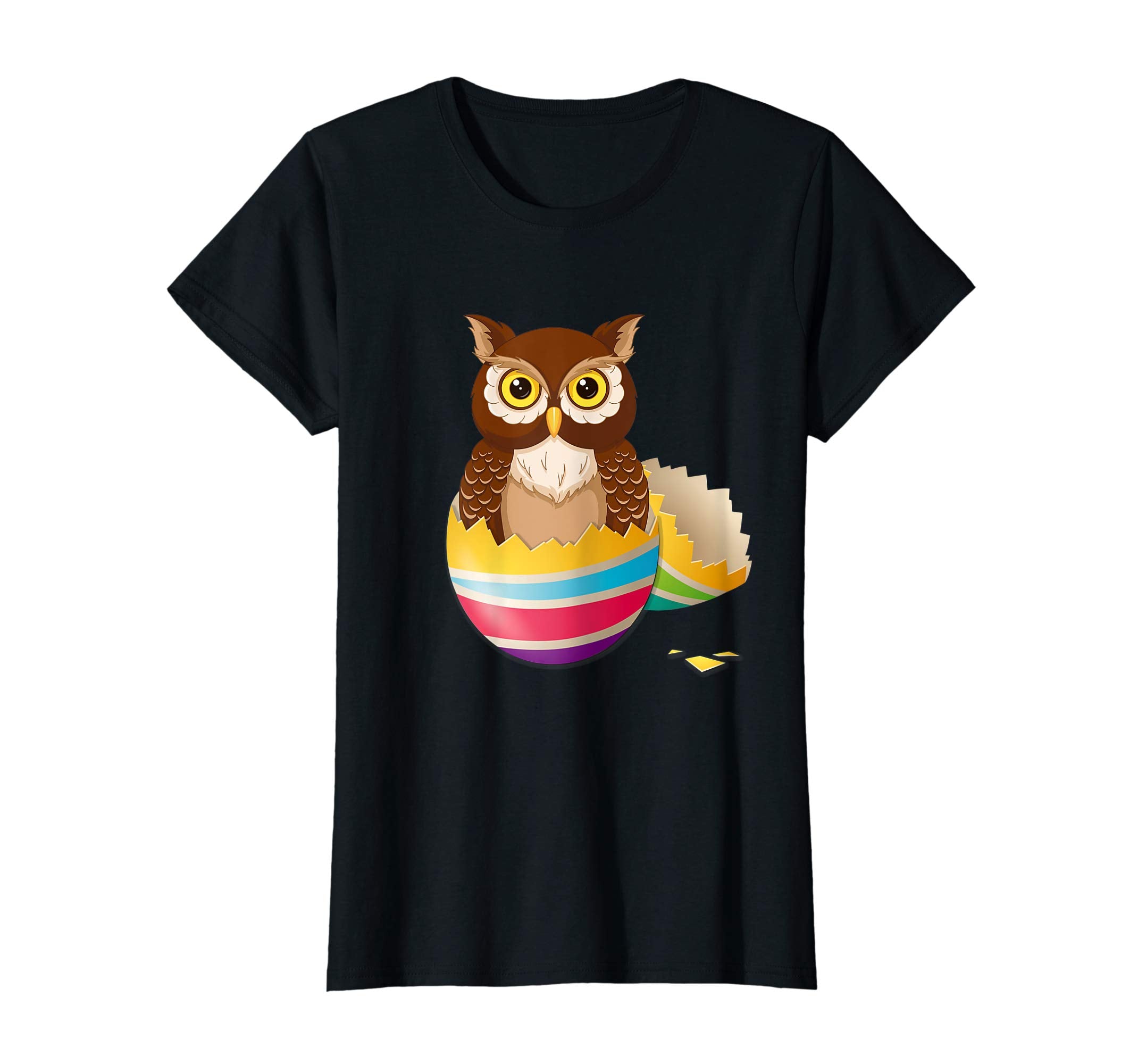Baby Owl Hatching From Easter Egg Easter Day Shirt