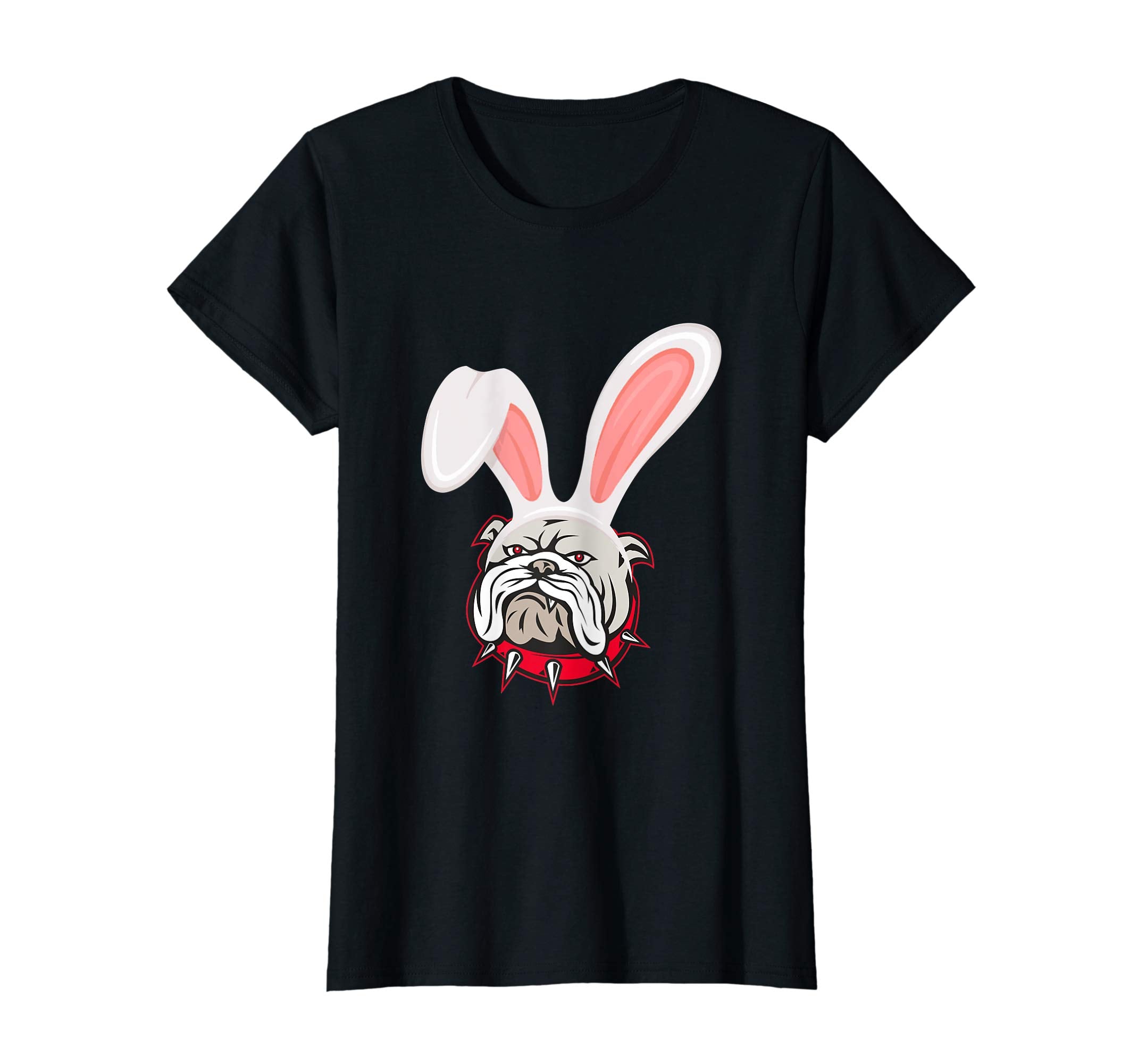 Bulldog Dressed As Easter Bunny With Rabbit Ears T-Shirt