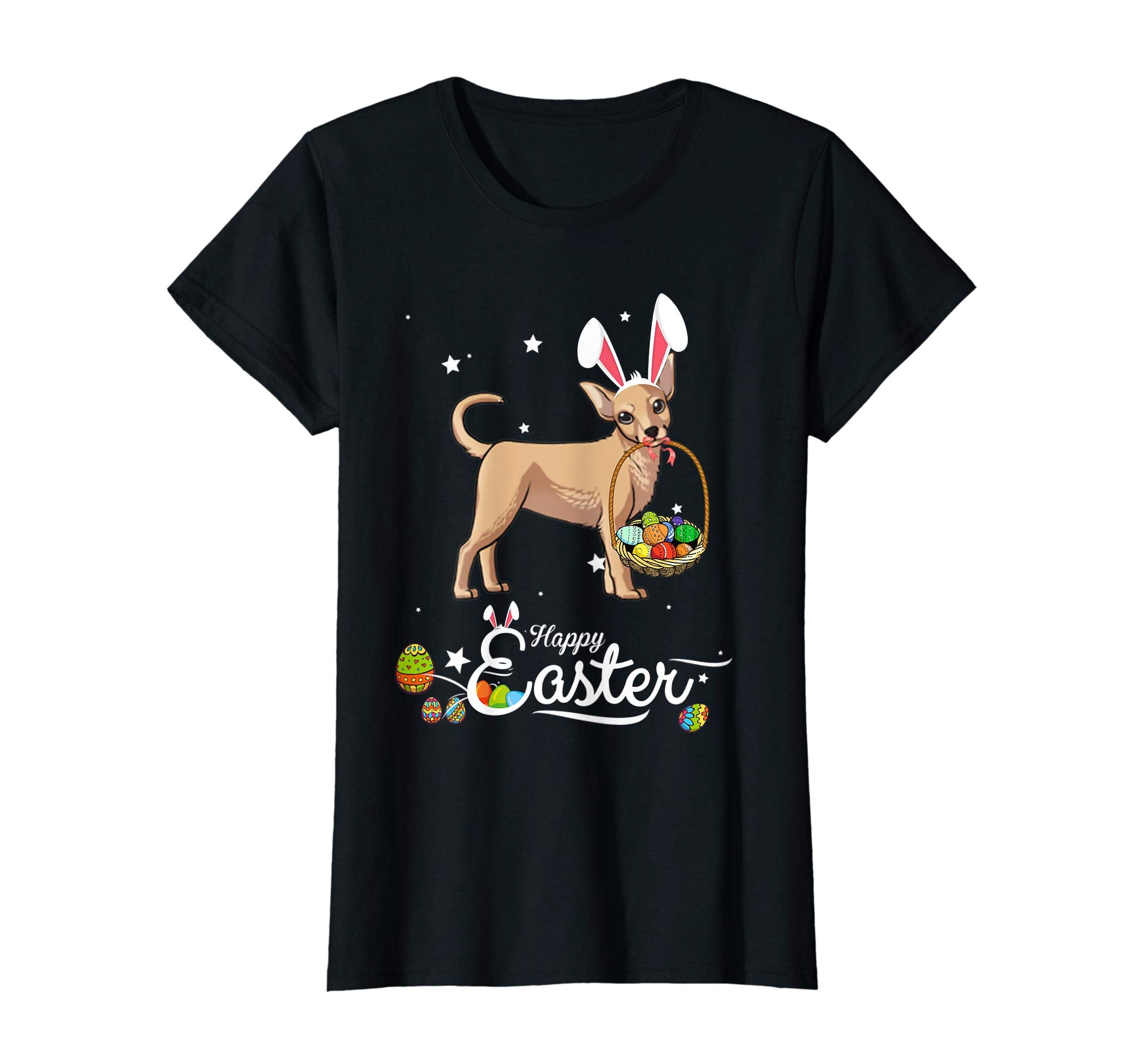 Chihuahua Dog With Bunny Hat Easter Costume T Shirt