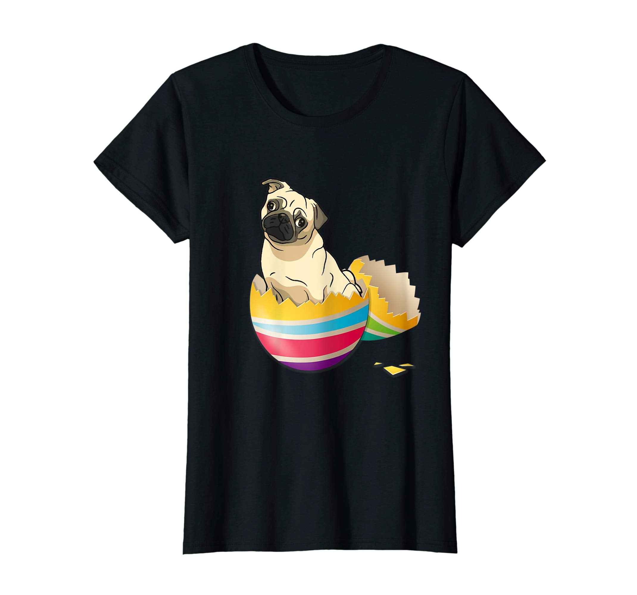 Pug Hatching From Easter Egg Easter Day Shirt