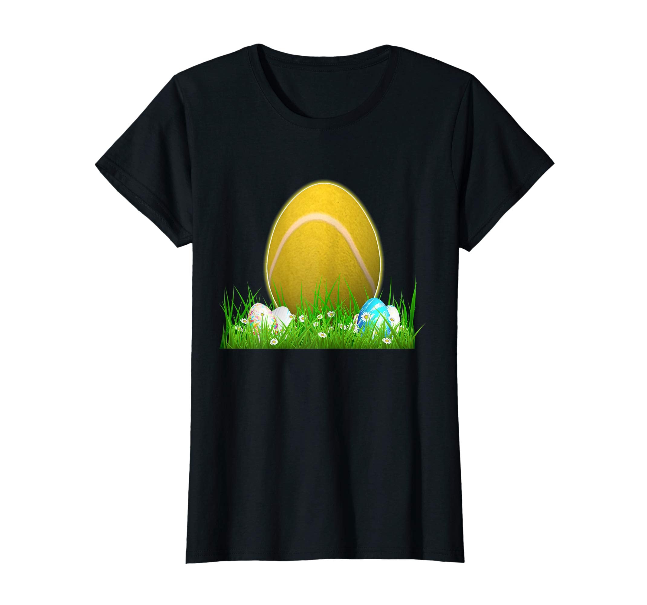 Tennis Egg Easter Cute Jesus Christian T-shirt
