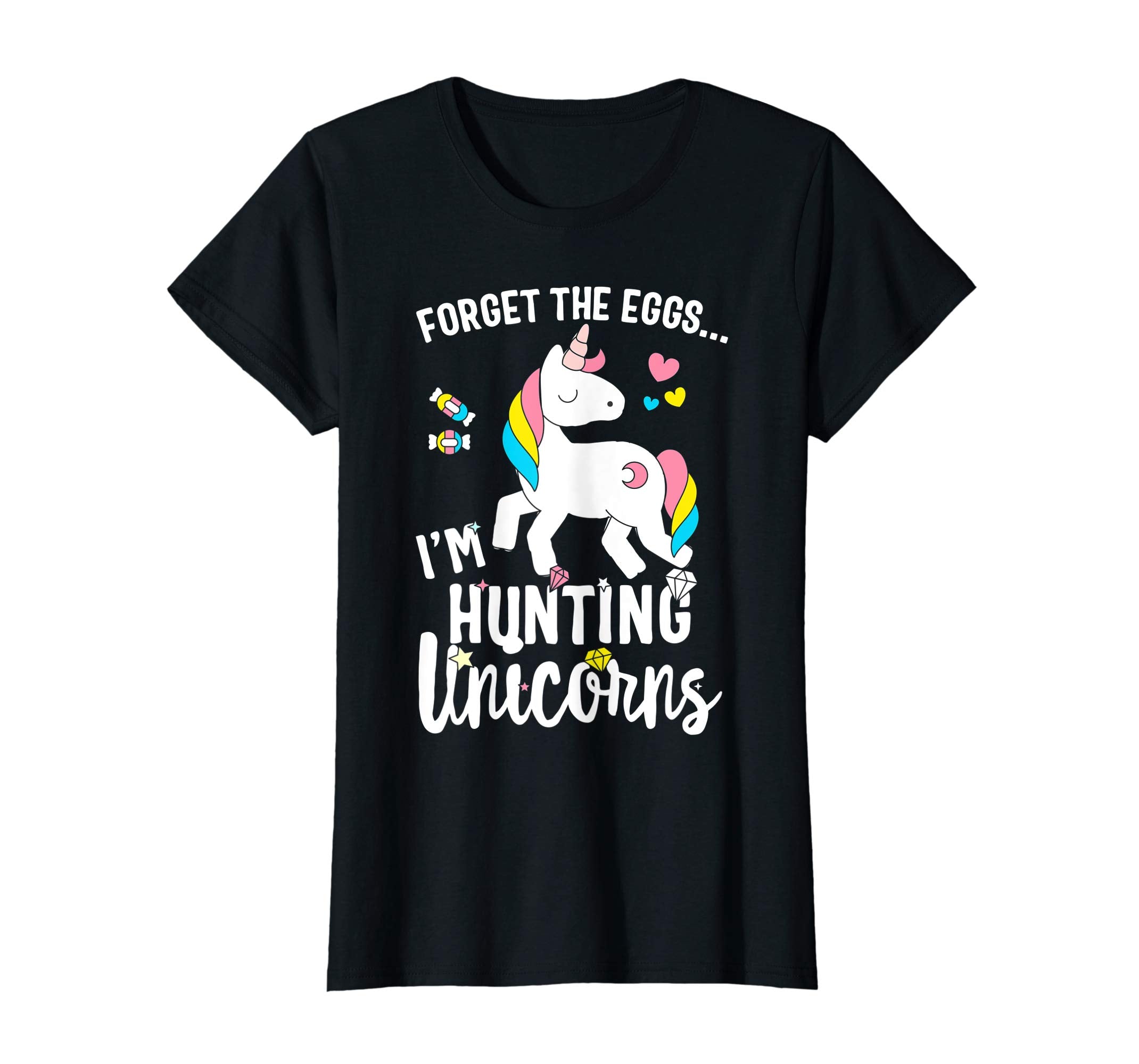 Girls Easter Unicorn Shirt Forget Eggs Unicorns Kids Gift