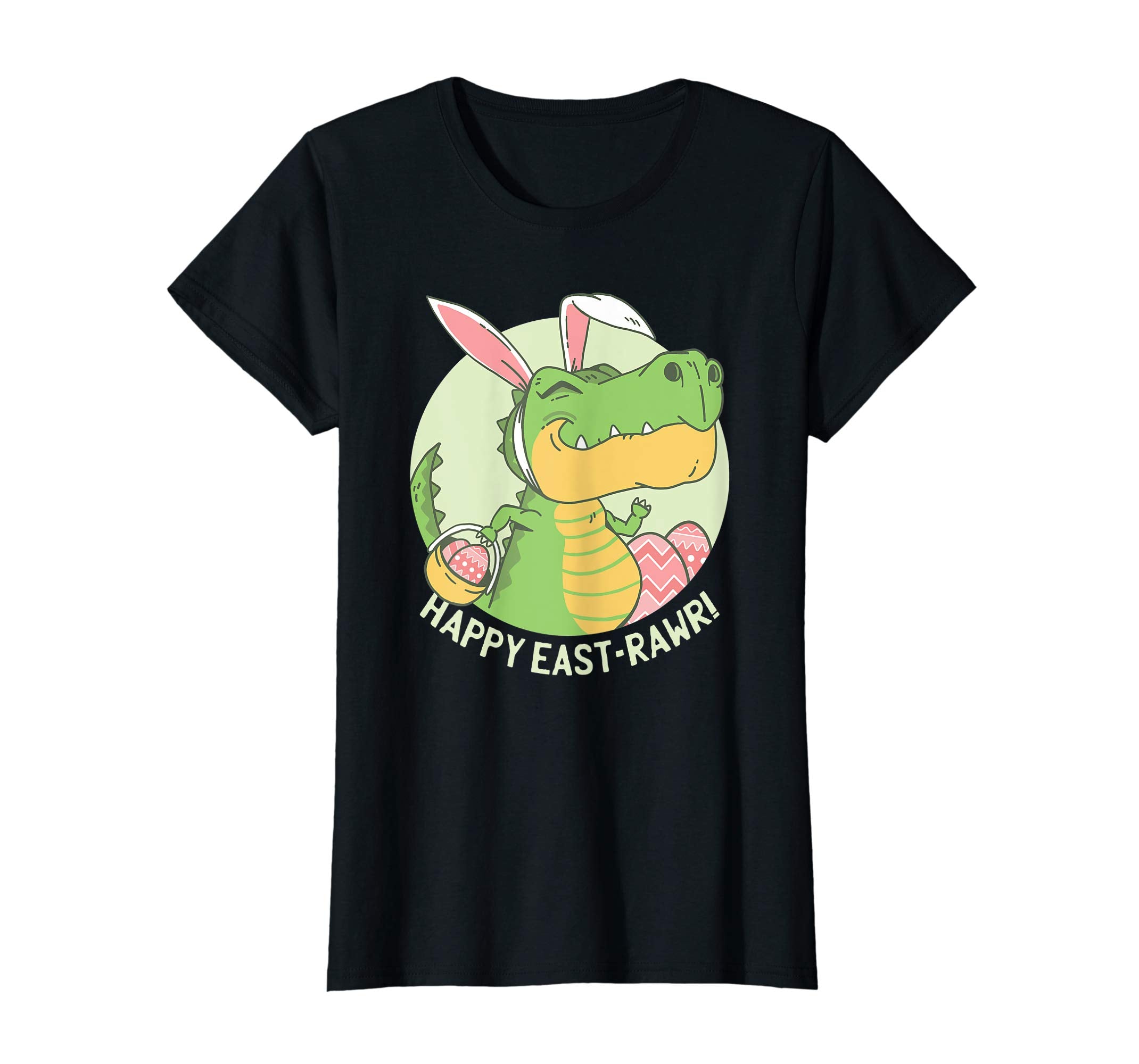 Funny Easter T-Rex Dinosaur T Shirt Gift for Kids, Men Women