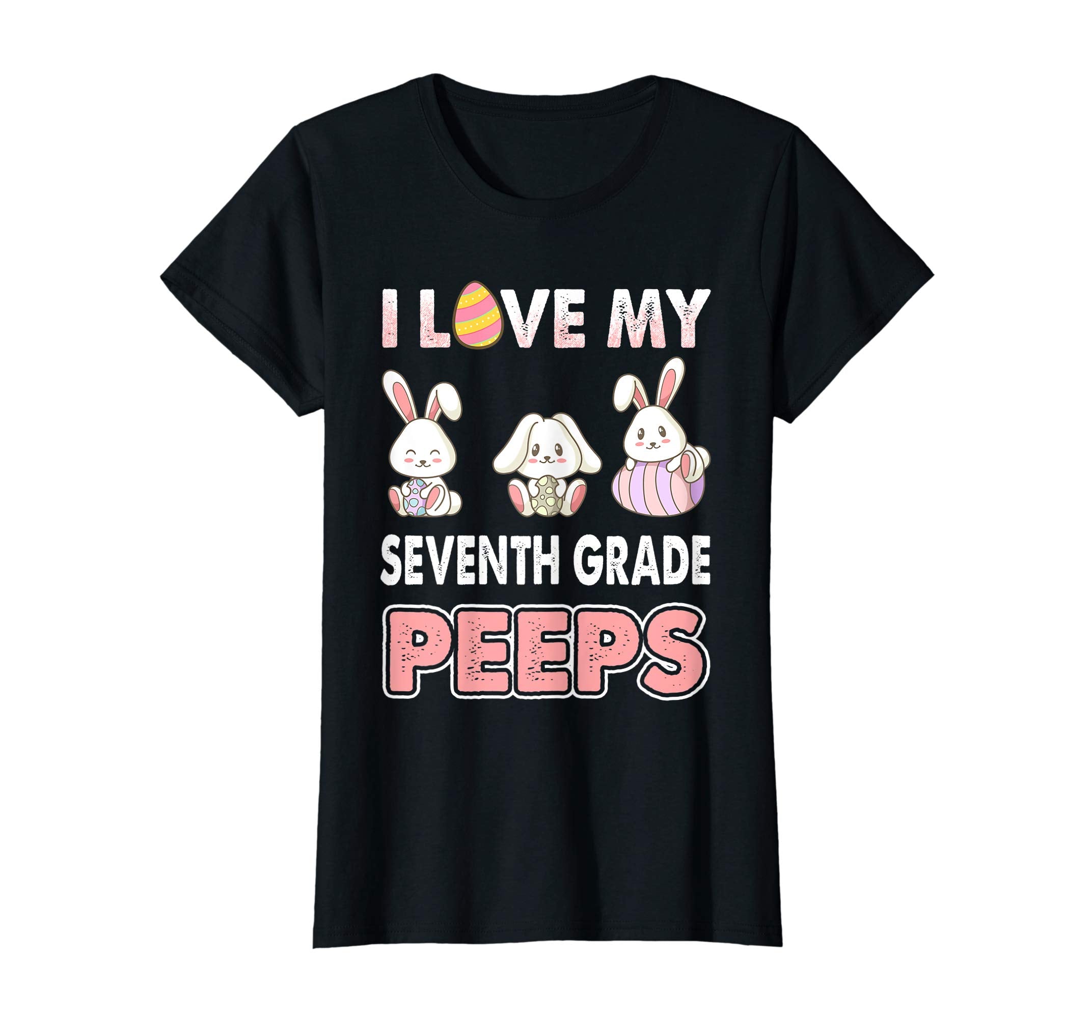 I Love My Seventh Grade Peeps Easter Day T-Shirt