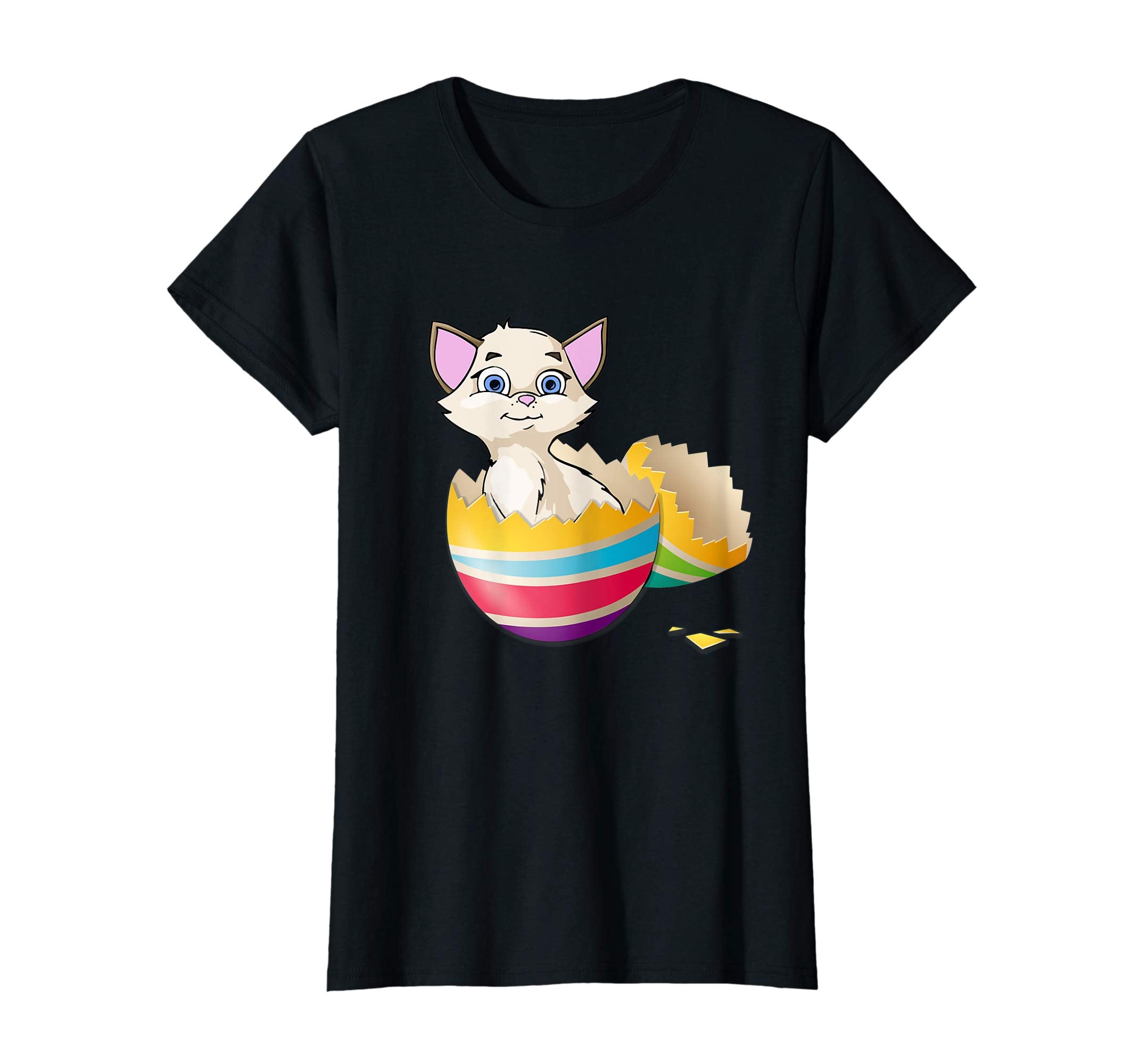 Baby Cat Hatching From Easter Egg Easter Day Shirt