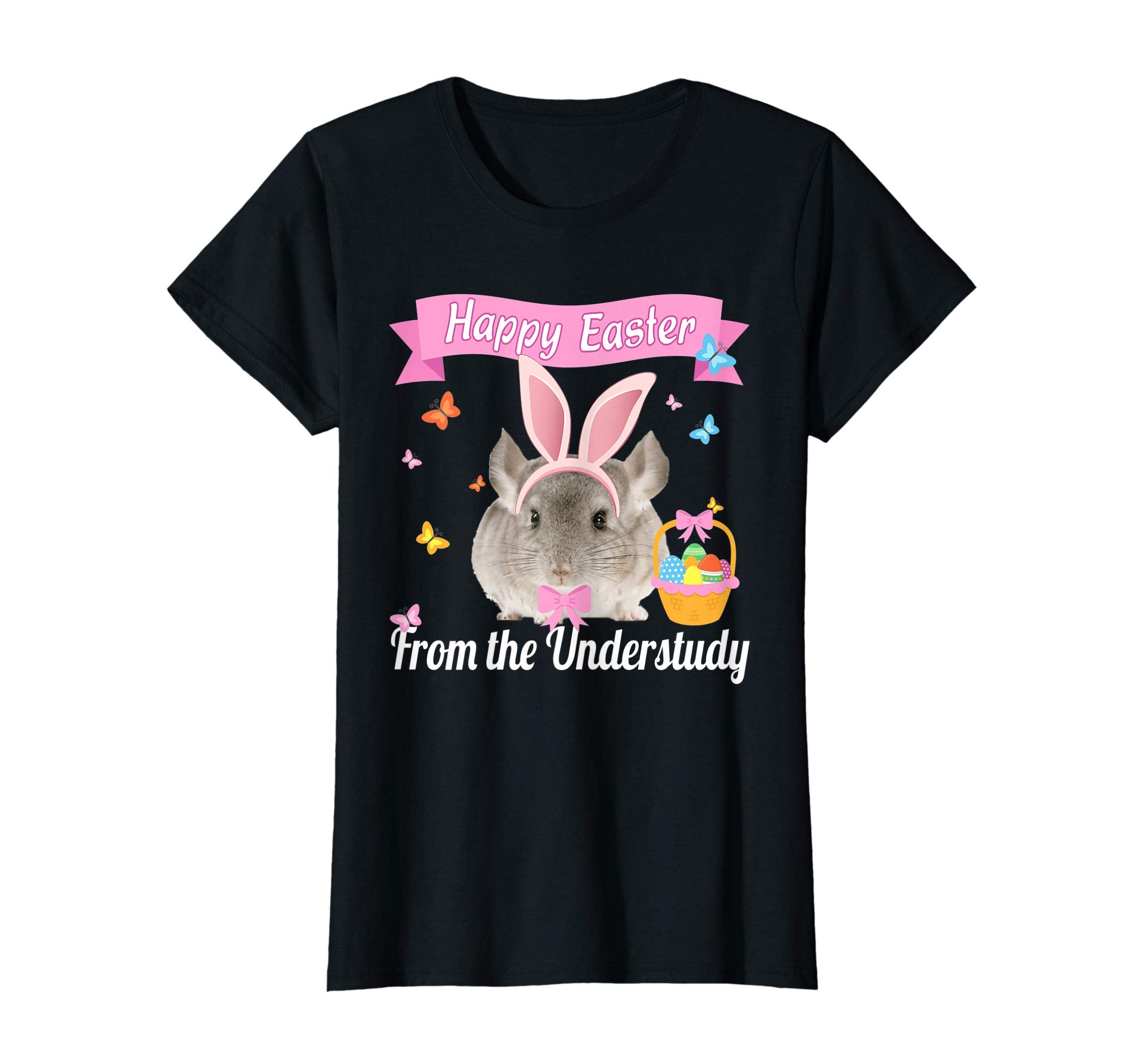 Easter Bunny Tshirt Girls Funny Chinchilla Understudy