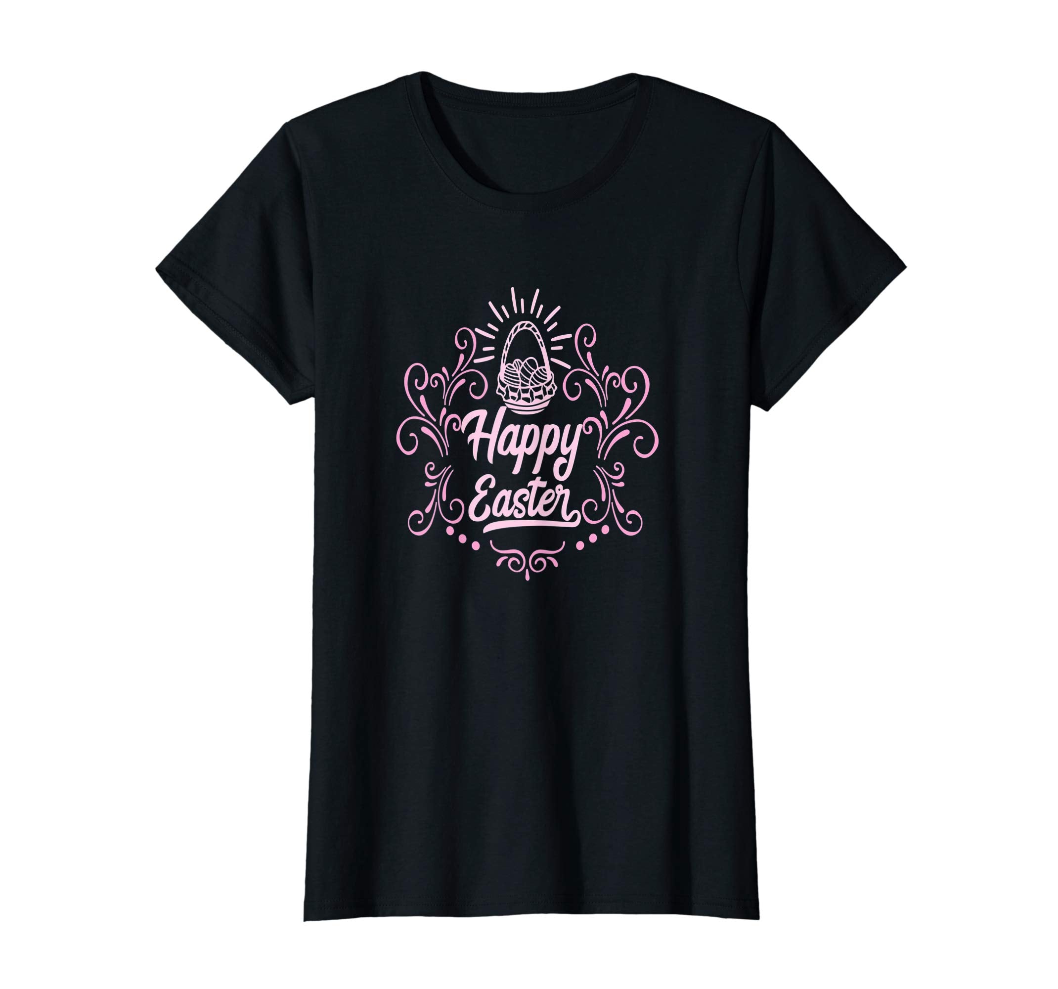 Happy Easter Basket with Eggs T-Shirt