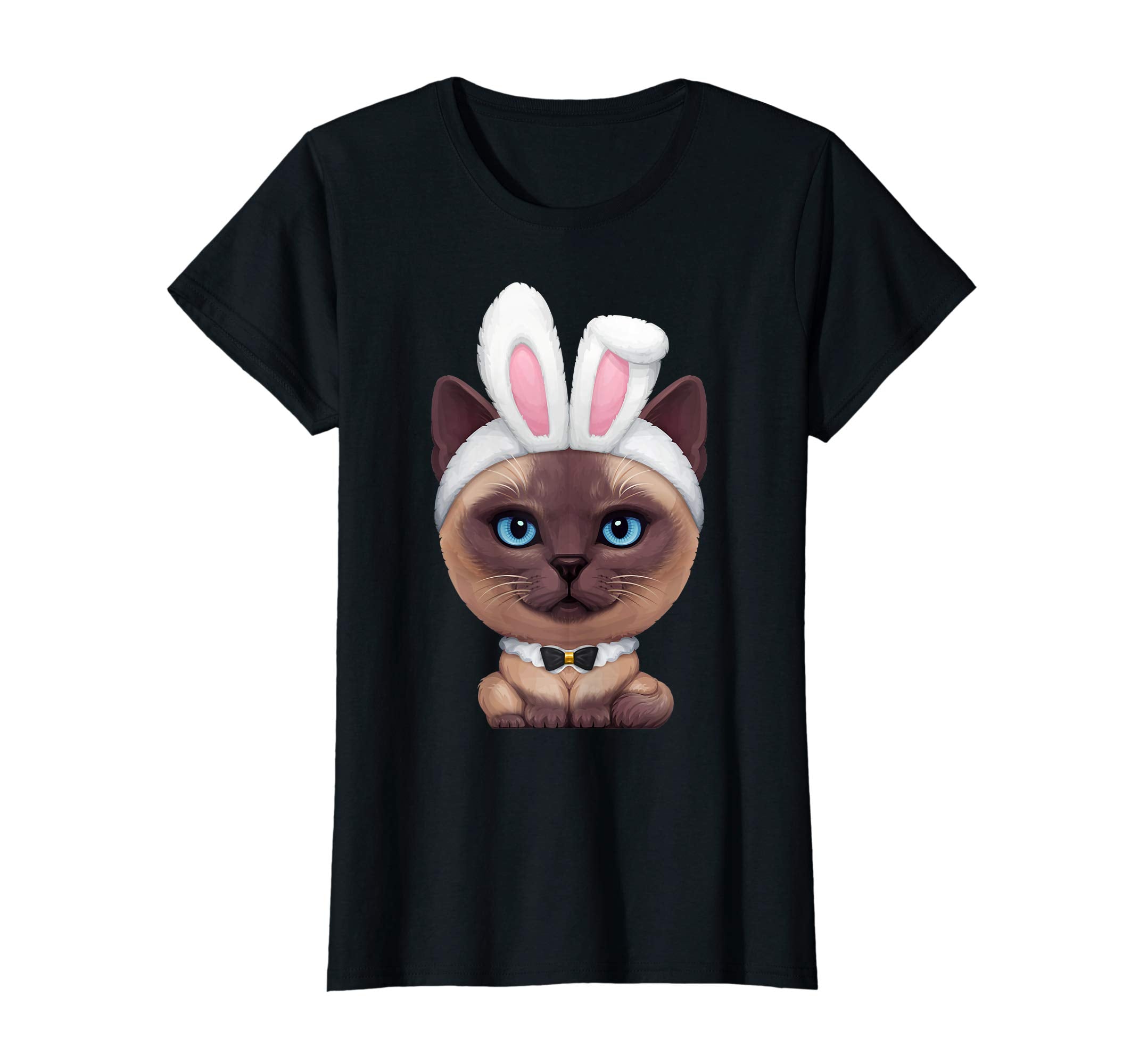 Siamese Cat in the Easter Bunny Costume T-Shirt